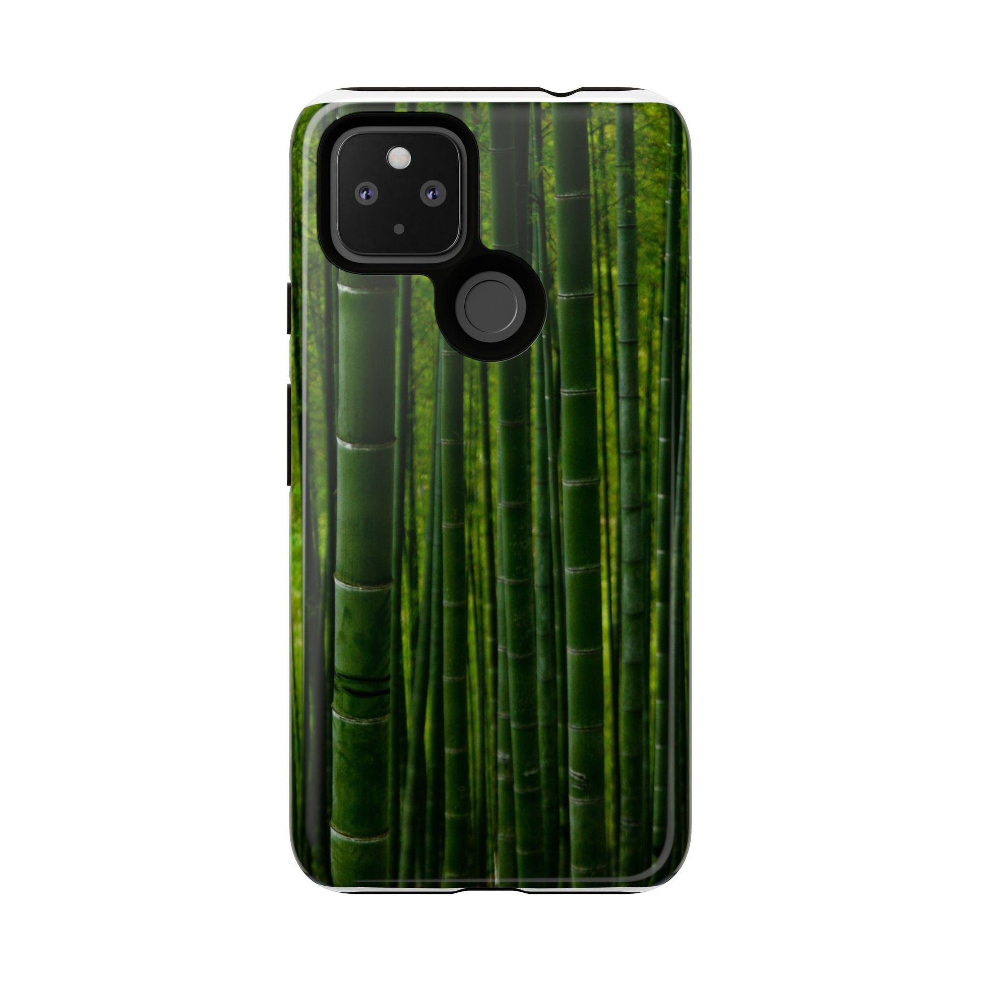 Bamboo Phone Case - Tough Cases, Nature Lover Gift, Eco-Friendly Phone Accessory, Greenery Design, Unique Smartphone Cover - FORMO