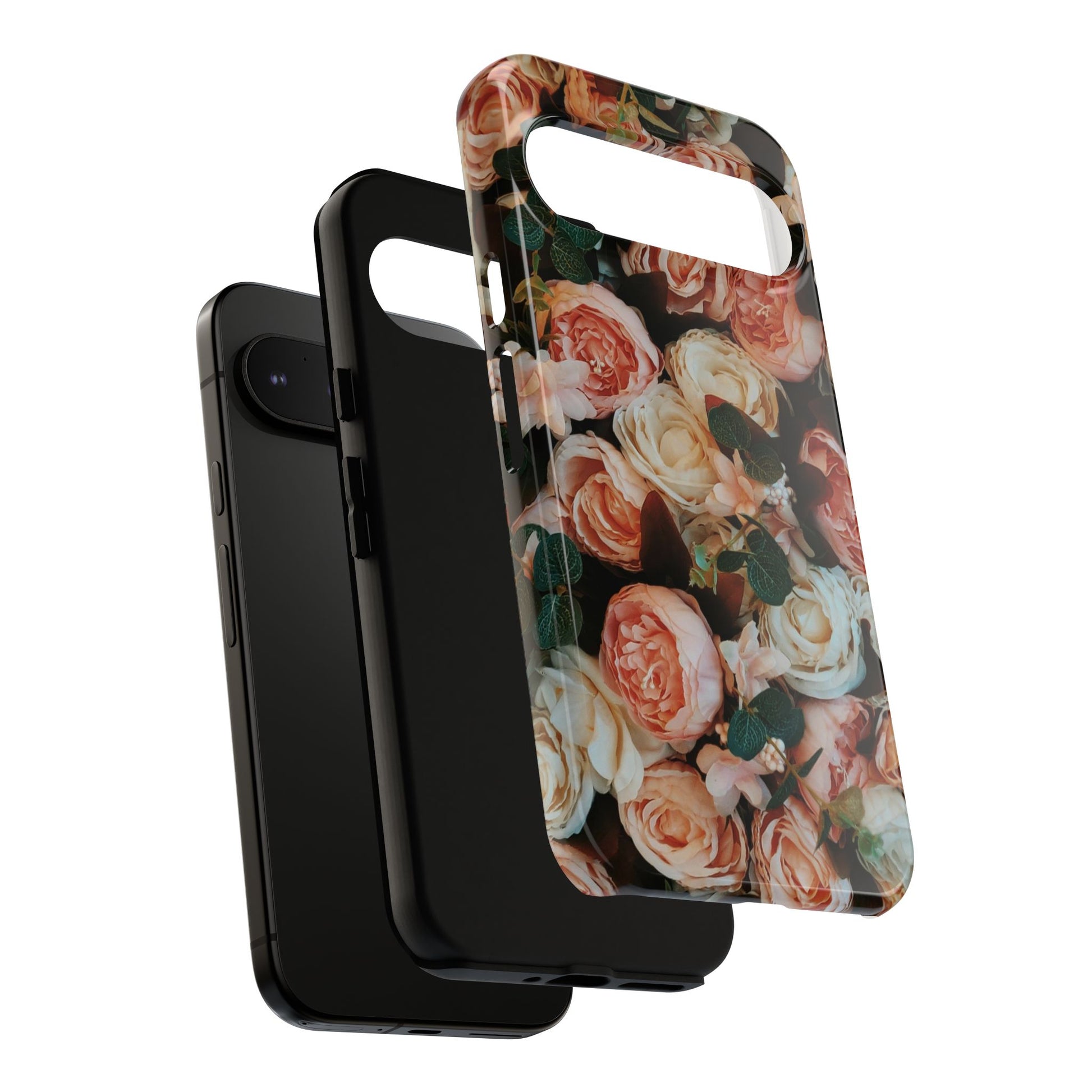 Floral Phone Case - Tough Cases, Rose Design, Floral Protection, Gift for Her, Cute Mobile Cover, Eco-Friendly Case - FORMO