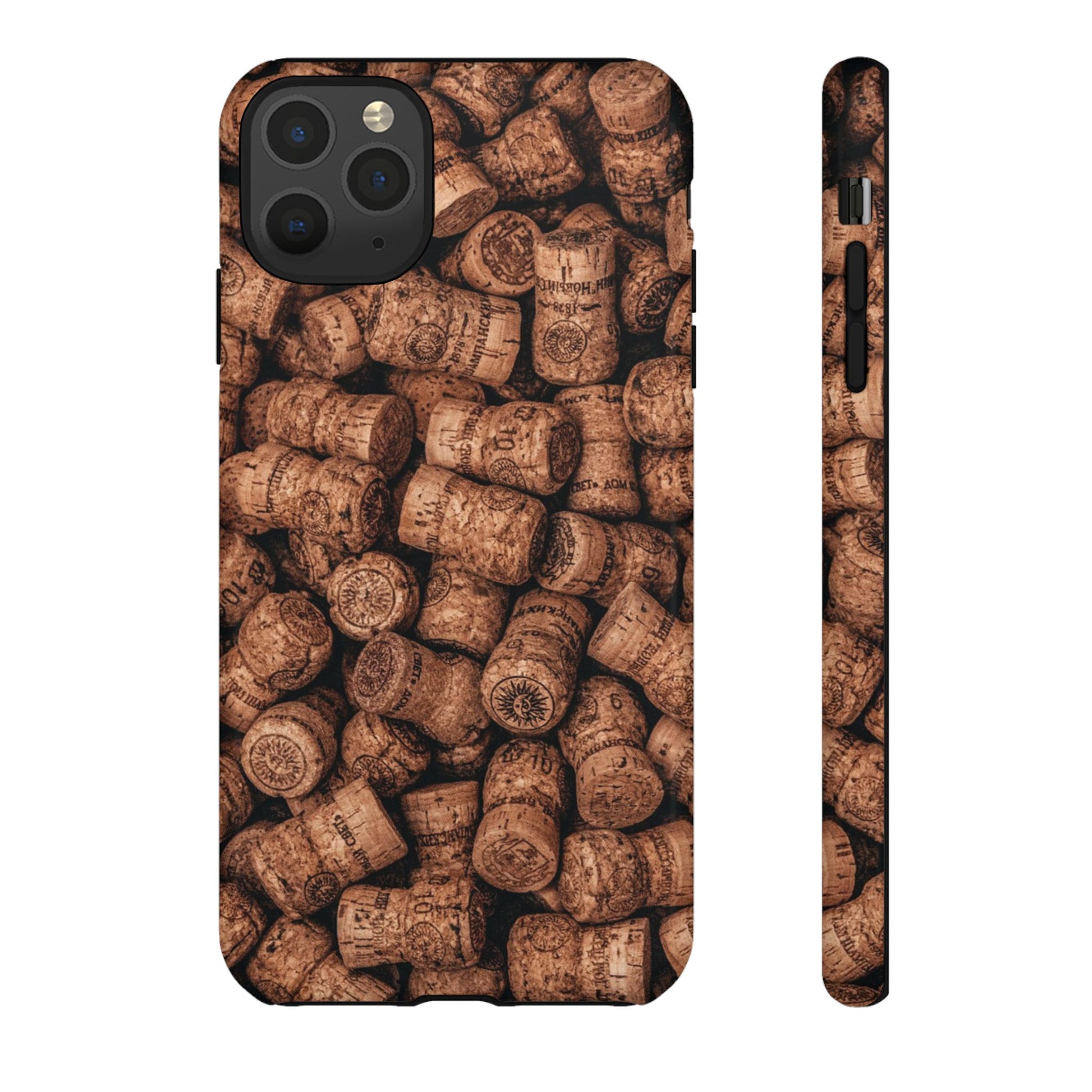 Cork Pattern Phone Case - Eco-Friendly, Vintage Style, Rustic Gifts for Wine Lovers, Housewarming, Birthday, Unique Gift - FORMO