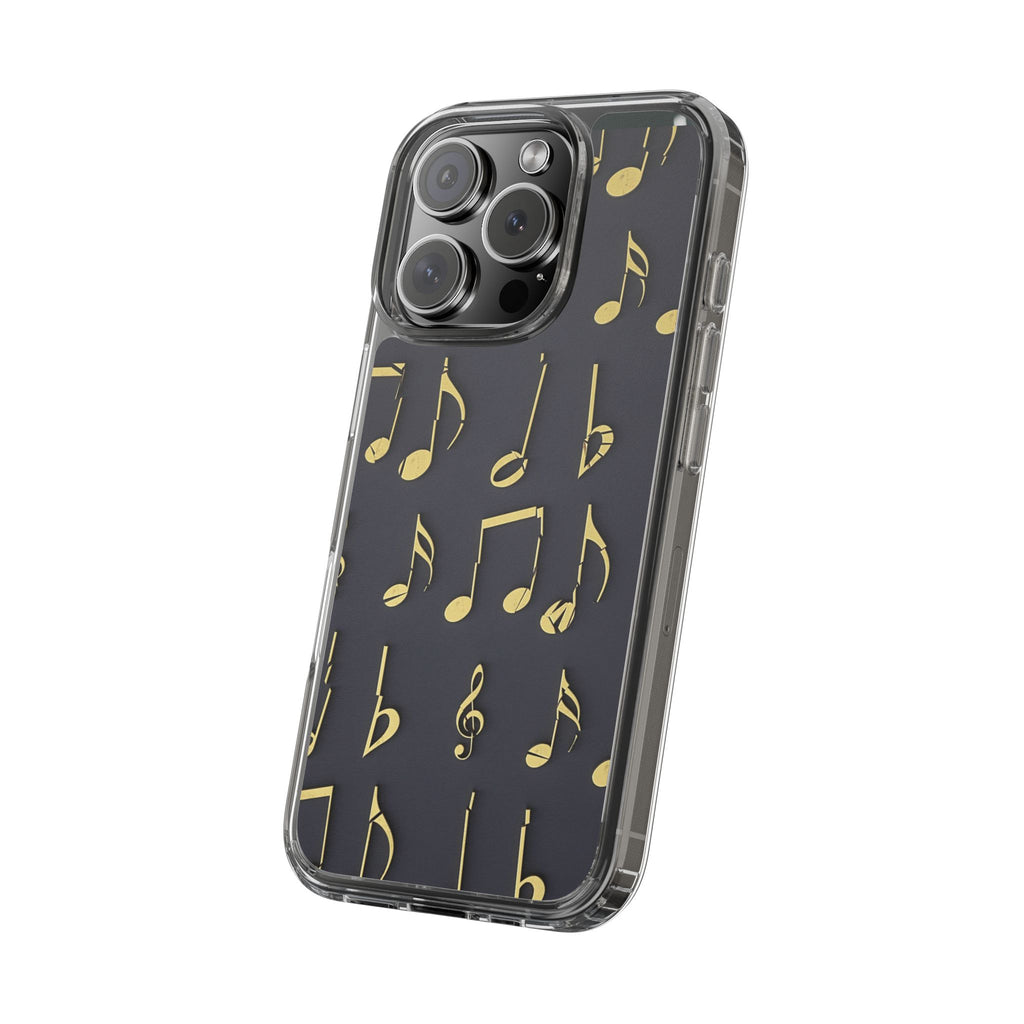 Music-Themed Phone Case - Clear Cases, Gift for Musicians, Guitarist Accessories, Trendy Phone Cover, Music Lover Gift