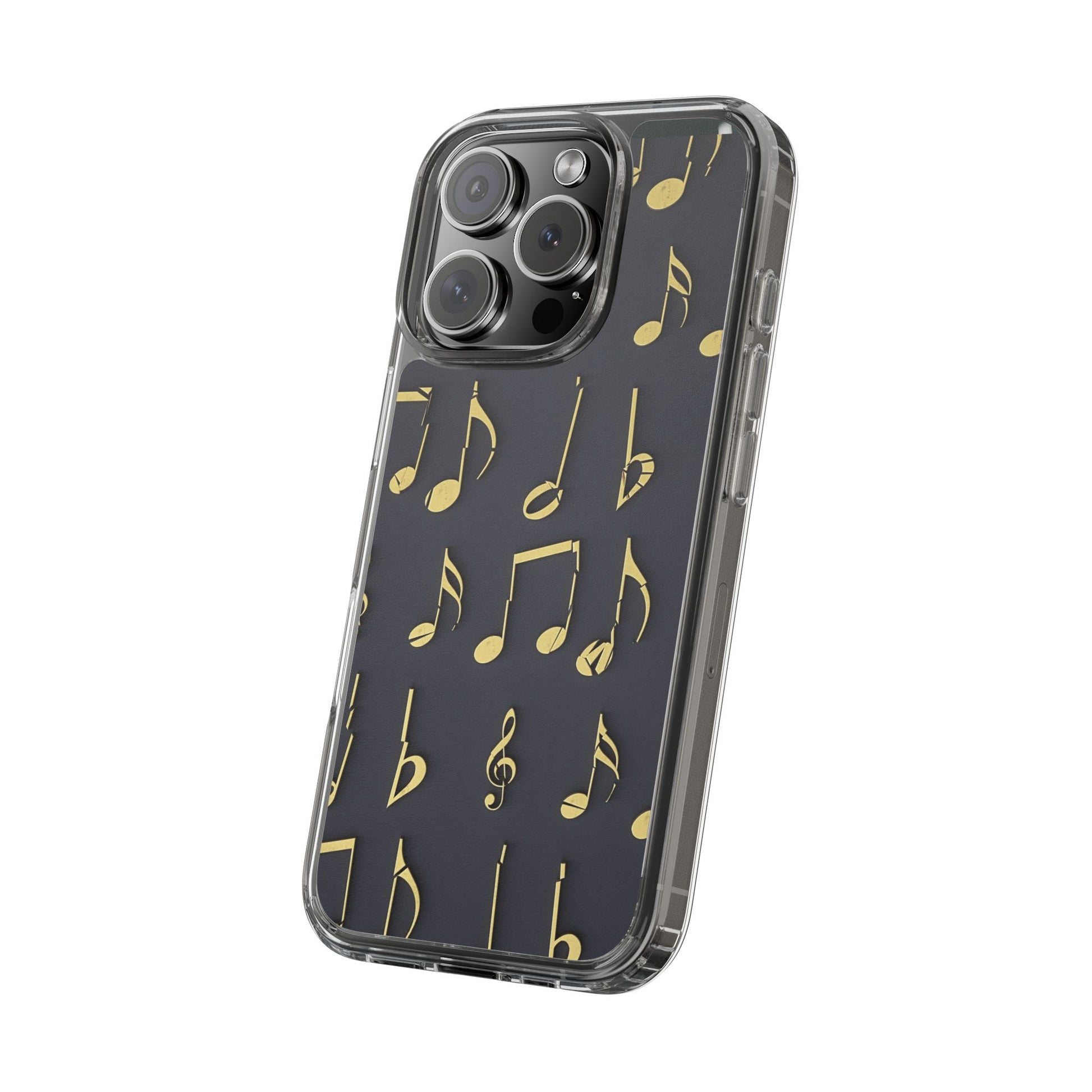 Music-Themed Phone Case - Clear Cases, Gift for Musicians, Guitarist Accessories, Trendy Phone Cover, Music Lover Gift