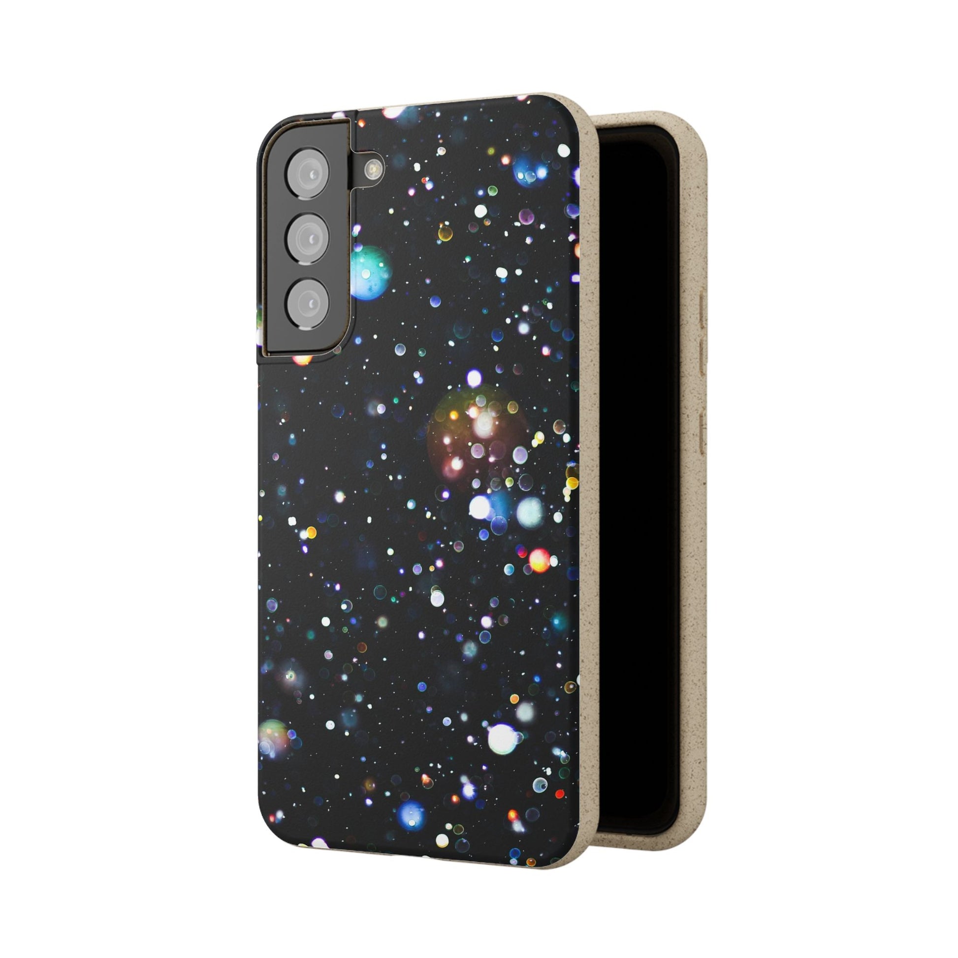 Eco-Friendly Phone Cases, Galaxy Print Biodegradable Cases, Sustainable Phone Accessories, Green Gifts for Her, Space Lover Gift - FORMO