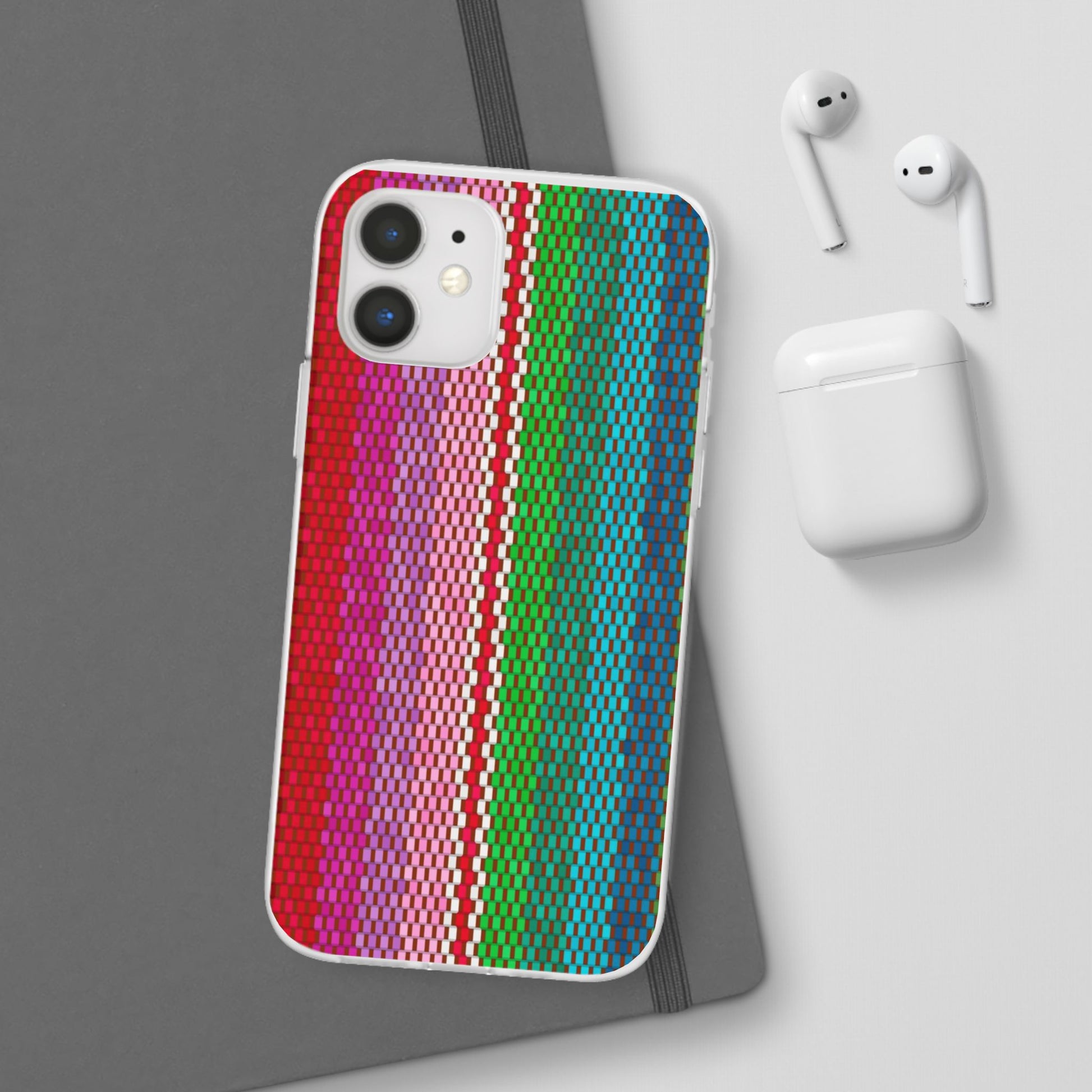 Colorful Striped Flexi Phone Case (iPhone & Samsung Compatible) - FORMO