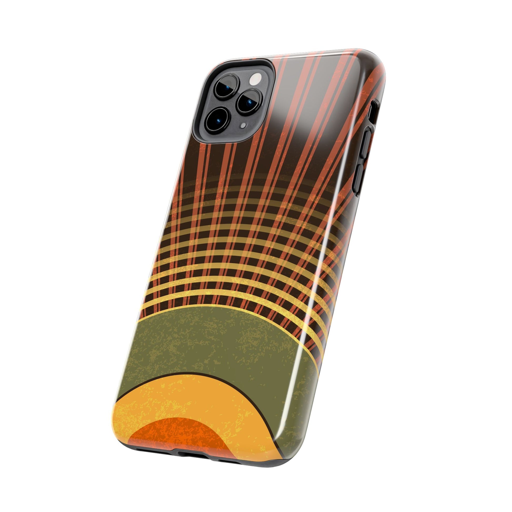 Retro Sunrise Tough Phone Case (iPhone & Samsung Compatible) - FORMO