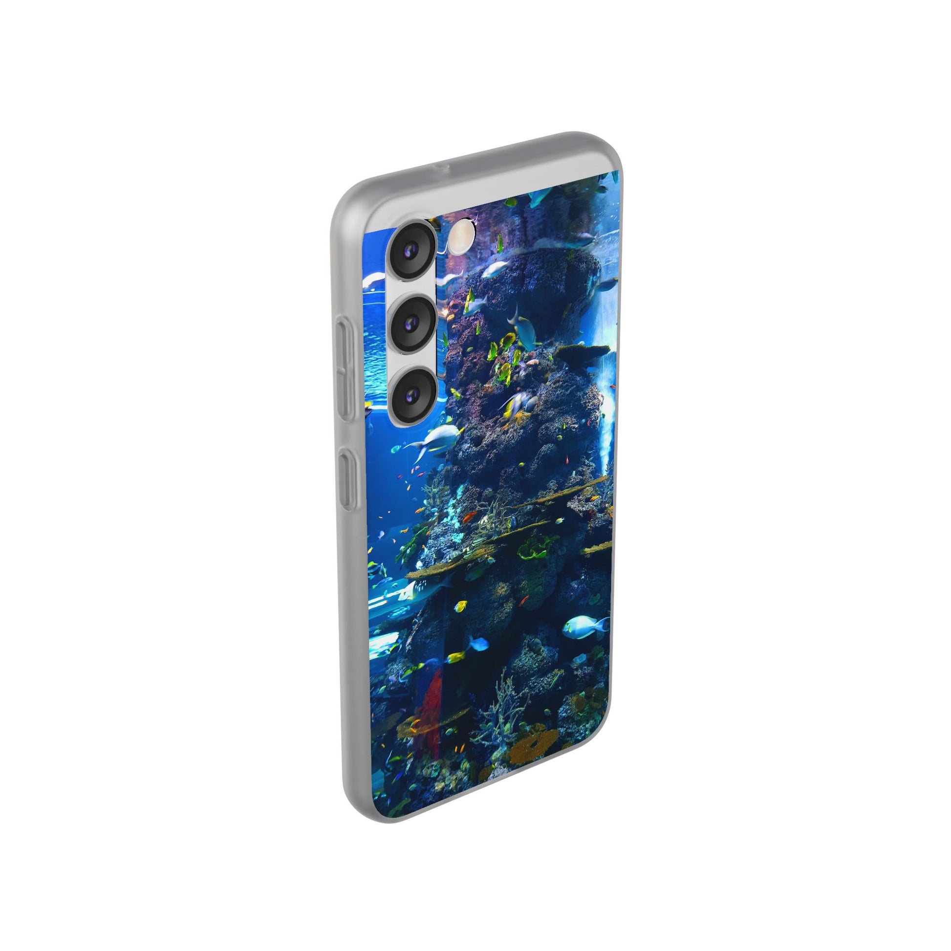 Underwater Paradise Phone Case, Flexible Mobile Cover, Ocean Lover Gift, Marine Life, Beach Decor, Sea Life Accessories - FORMO