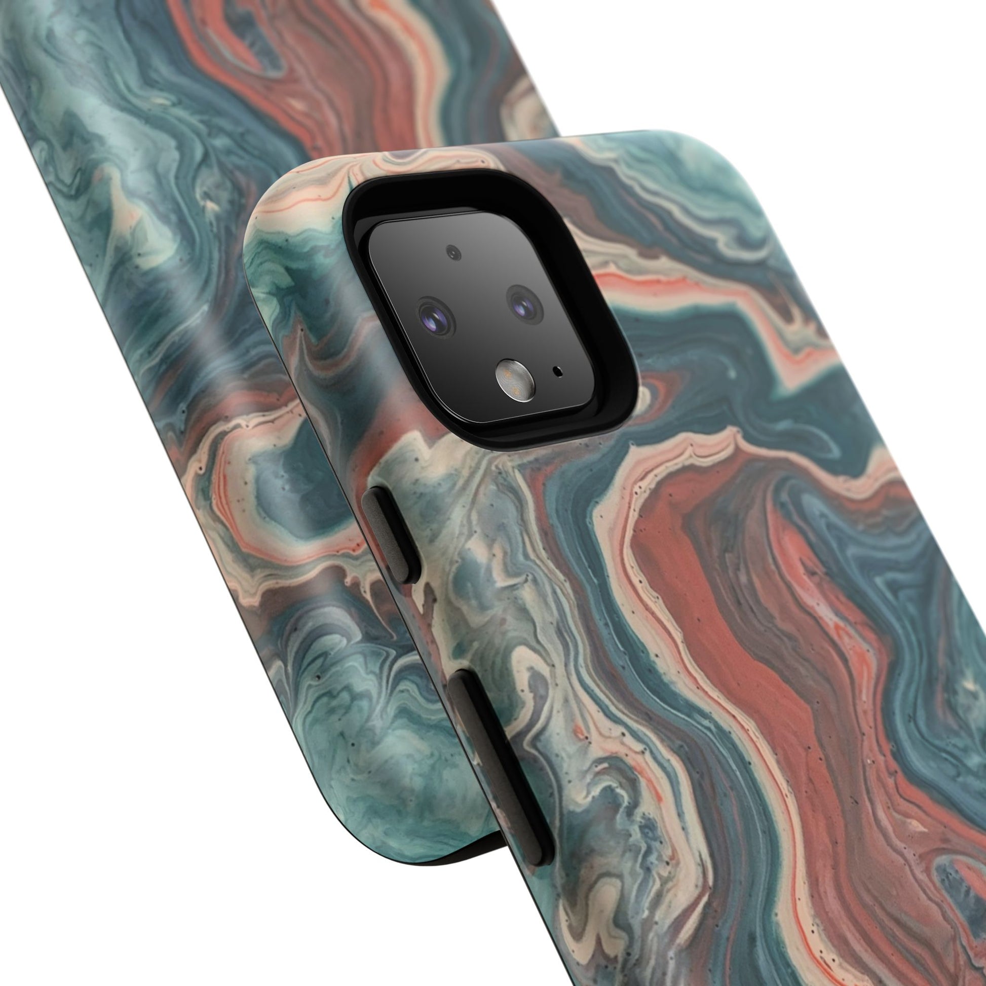 Artistic Phone Case, Tough Cases for Stylish Protection, Marble Design, Trendy Gift for Phone Lovers, Unique Cell Phone Accessory - FORMO