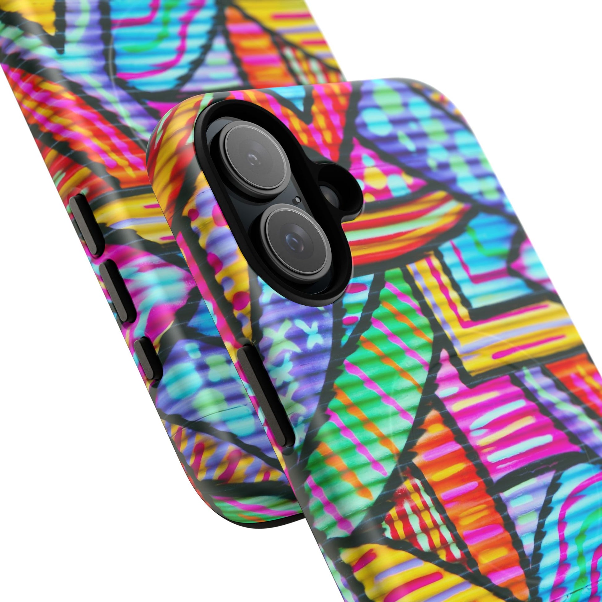Vibrant Tough Magnetic Phone Case, Colorful Phone Cover, Artistic Mobile Protection, Unique Gift for Tech Lovers, Phone Accessories - FORMO