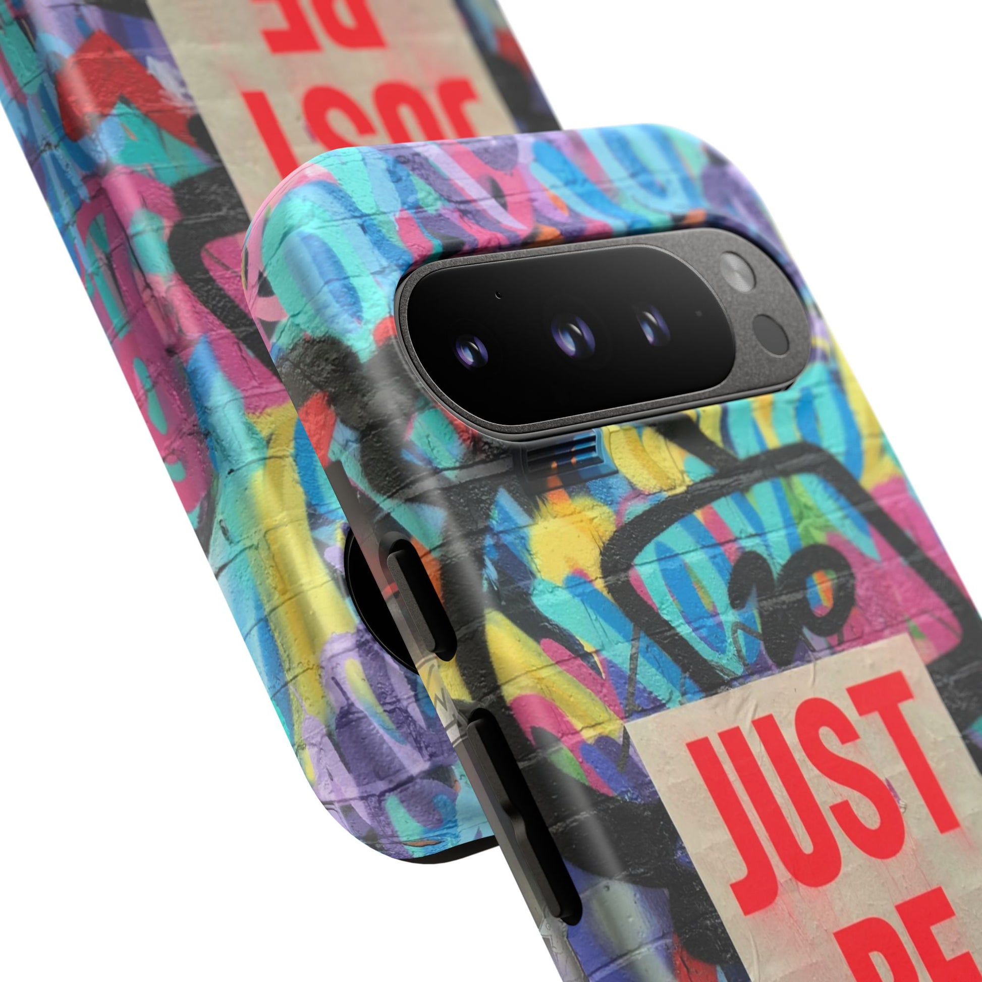 Colorful Phone Case - Just Be Nice Design, Motivational Gift, Phone Accessories, Unique Custom Case, Positive Vibe Tech Gear - FORMO