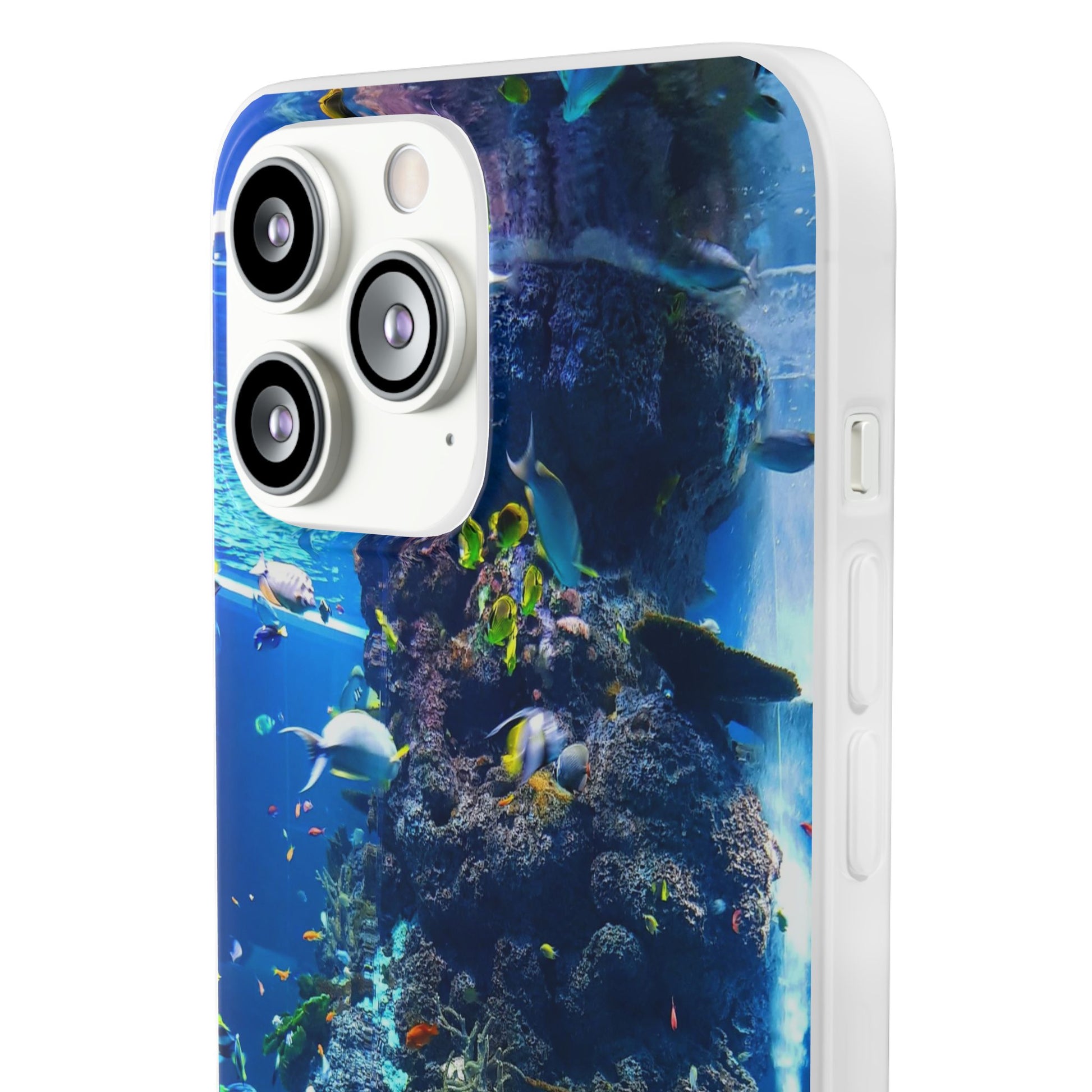 Underwater Paradise Phone Case, Flexible Mobile Cover, Ocean Lover Gift, Marine Life, Beach Decor, Sea Life Accessories - FORMO