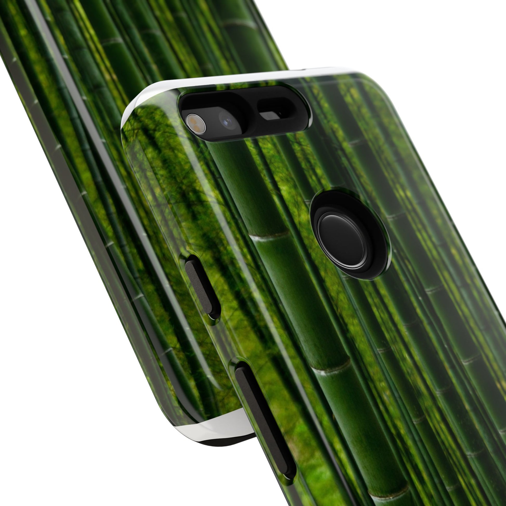 Bamboo Phone Case - Tough Cases, Nature Lover Gift, Eco-Friendly Phone Accessory, Greenery Design, Unique Smartphone Cover - FORMO