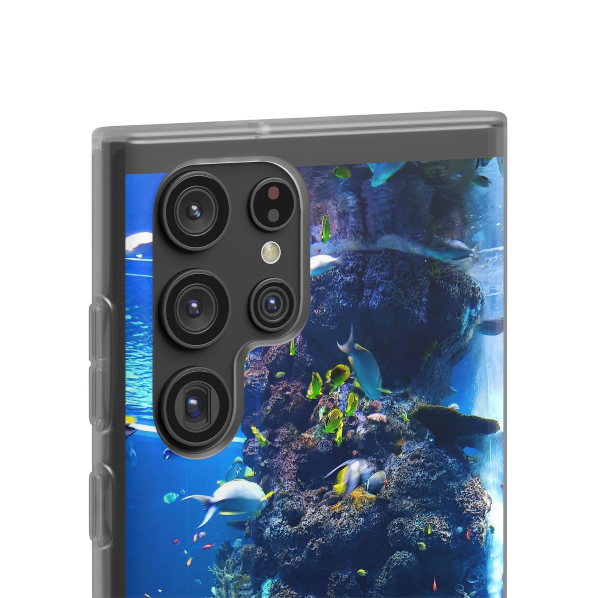 Underwater Paradise Phone Case, Flexible Mobile Cover, Ocean Lover Gift, Marine Life, Beach Decor, Sea Life Accessories - FORMO