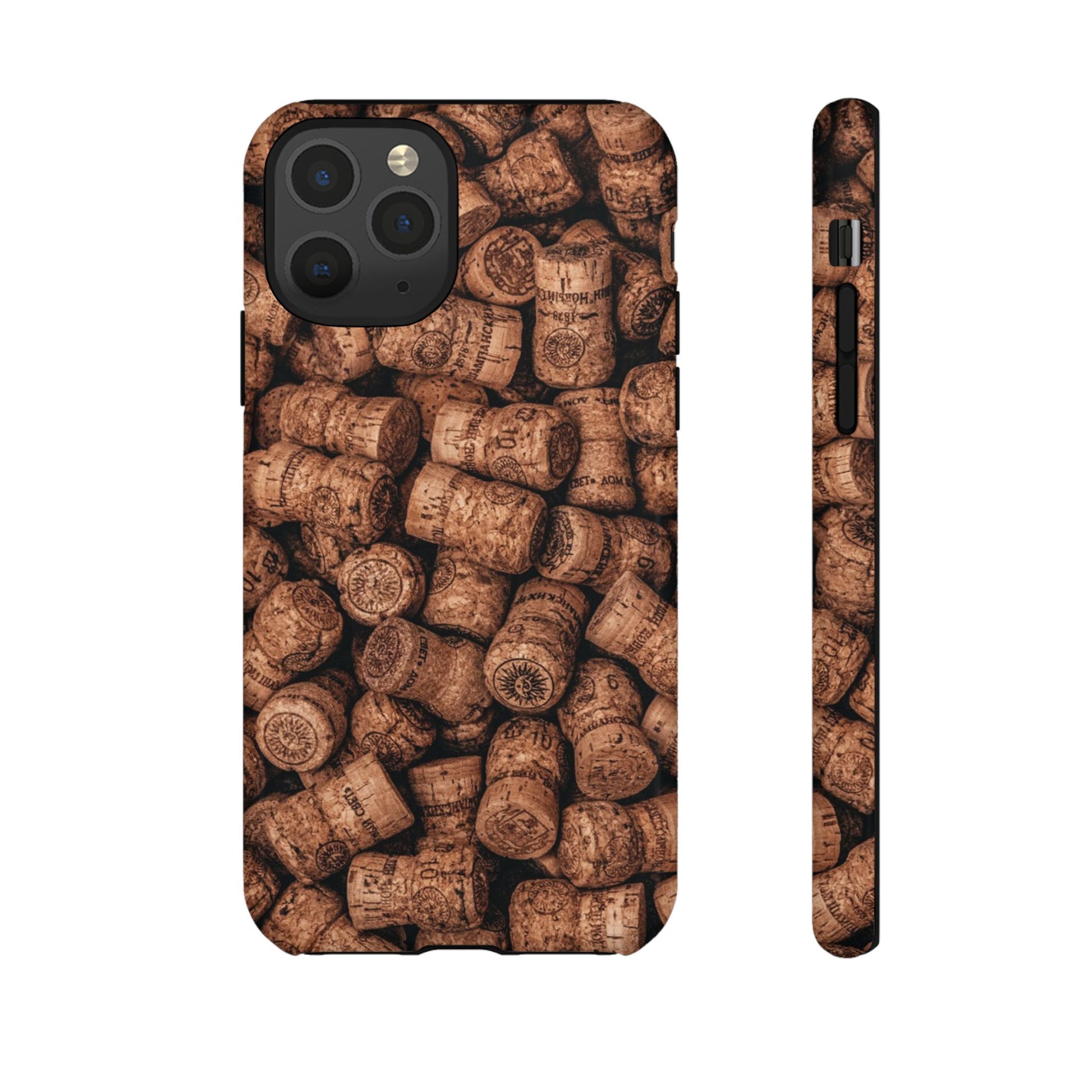 Cork Pattern Phone Case - Eco-Friendly, Vintage Style, Rustic Gifts for Wine Lovers, Housewarming, Birthday, Unique Gift - FORMO