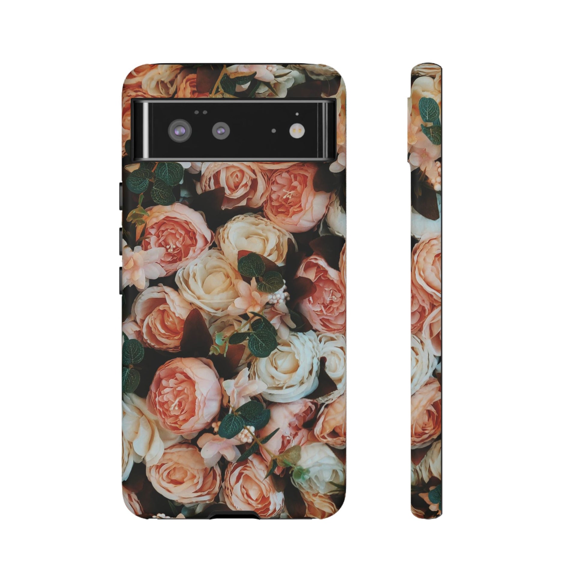Floral Phone Case - Tough Cases, Rose Design, Floral Protection, Gift for Her, Cute Mobile Cover, Eco-Friendly Case - FORMO