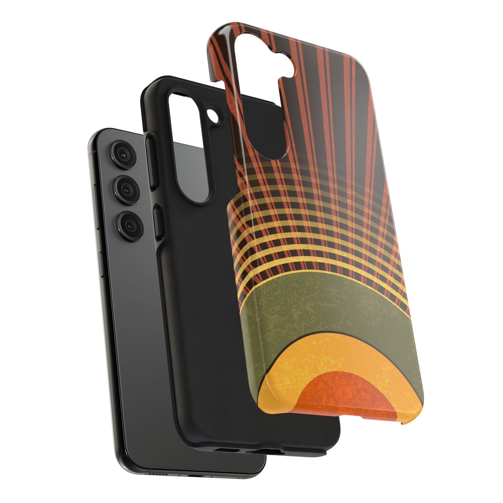Retro Sunrise Tough Phone Case (iPhone & Samsung Compatible) - FORMO