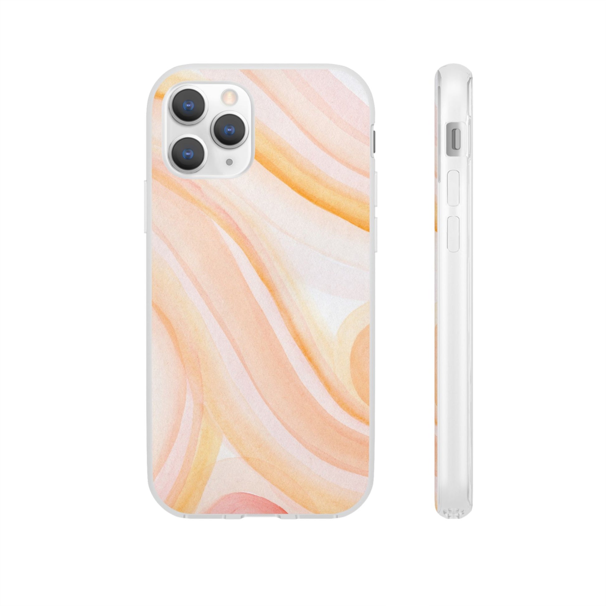 Aesthetic Phone Case, Soft Pastel Flexible Cover, Trendy Mobile Accessories, Gift for Her, Cute Phone Protection - FORMO