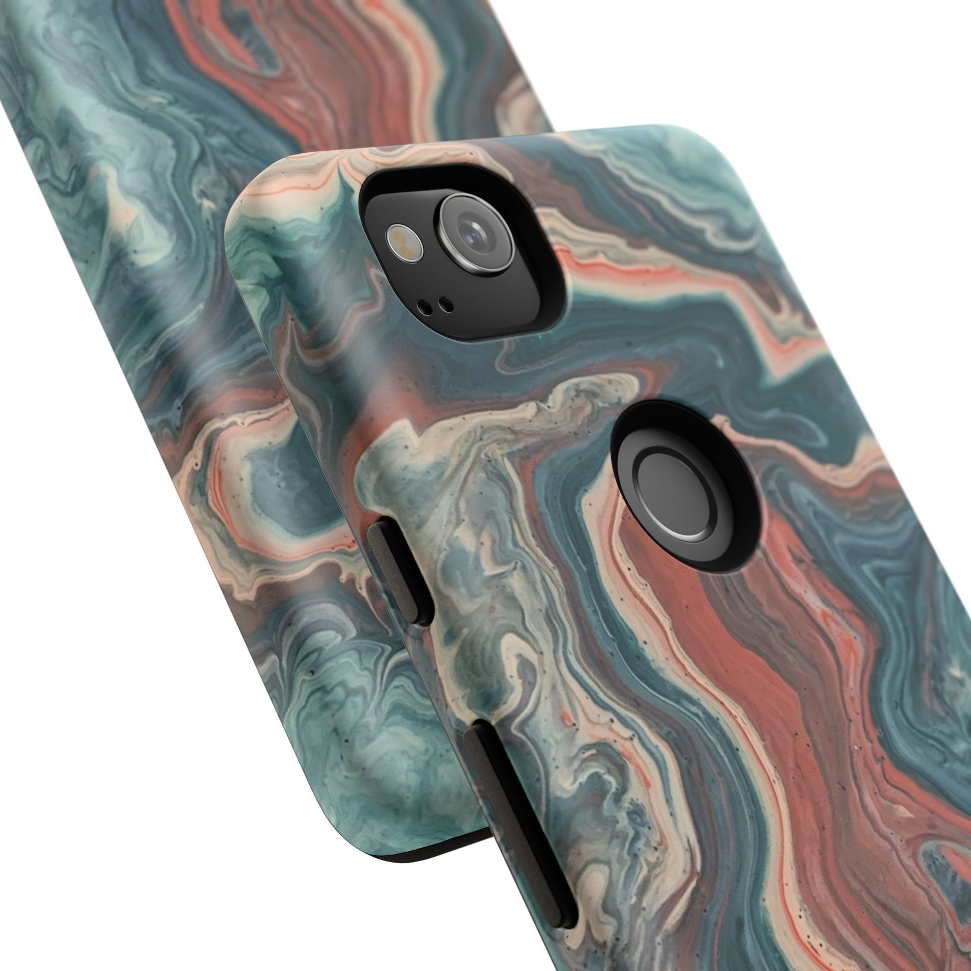 Artistic Phone Case, Tough Cases for Stylish Protection, Marble Design, Trendy Gift for Phone Lovers, Unique Cell Phone Accessory - FORMO