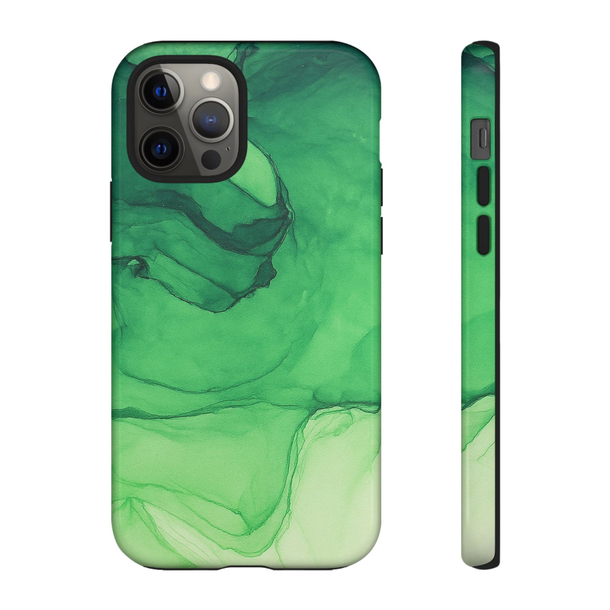 Stylish Phone Case for Nature Lovers, Tough Cases, Green Marble Design, Organic Aesthetic, Unique Gift, Eco-friendly Accessories