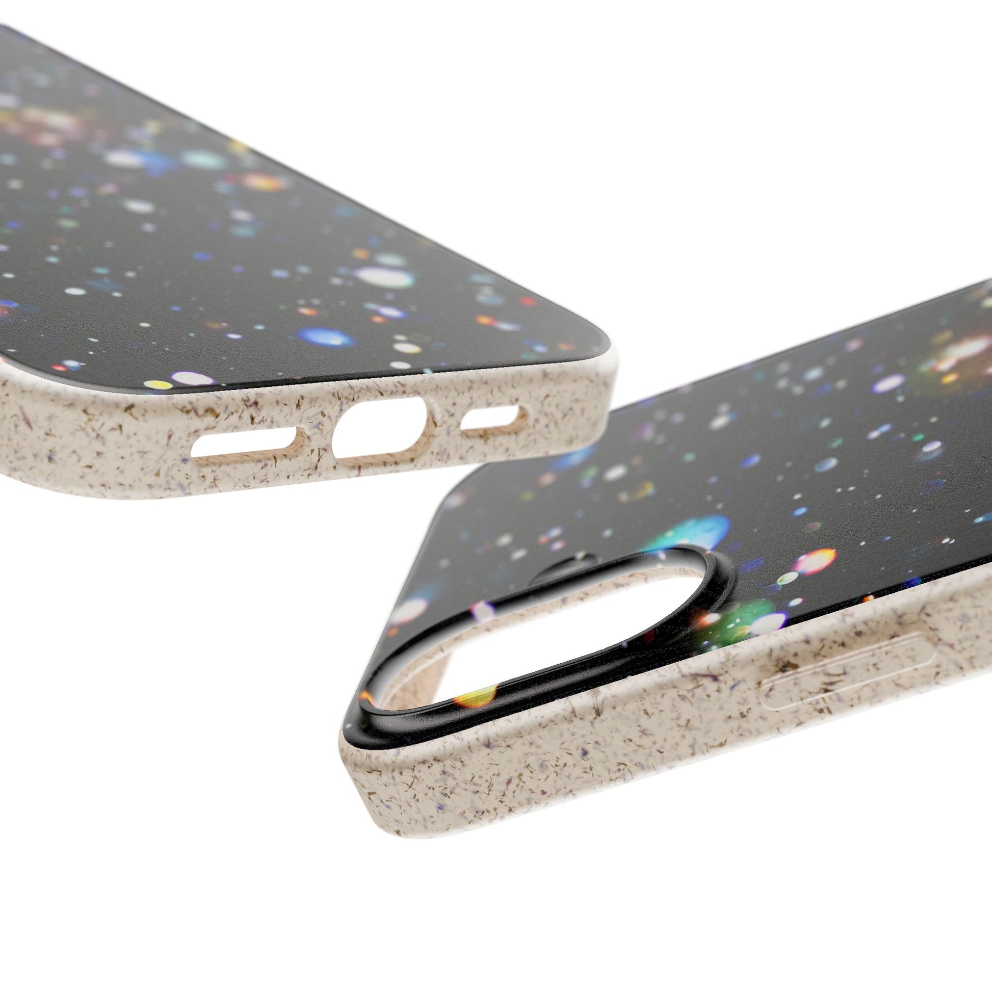Eco-Friendly Phone Cases, Galaxy Print Biodegradable Cases, Sustainable Phone Accessories, Green Gifts for Her, Space Lover Gift - FORMO