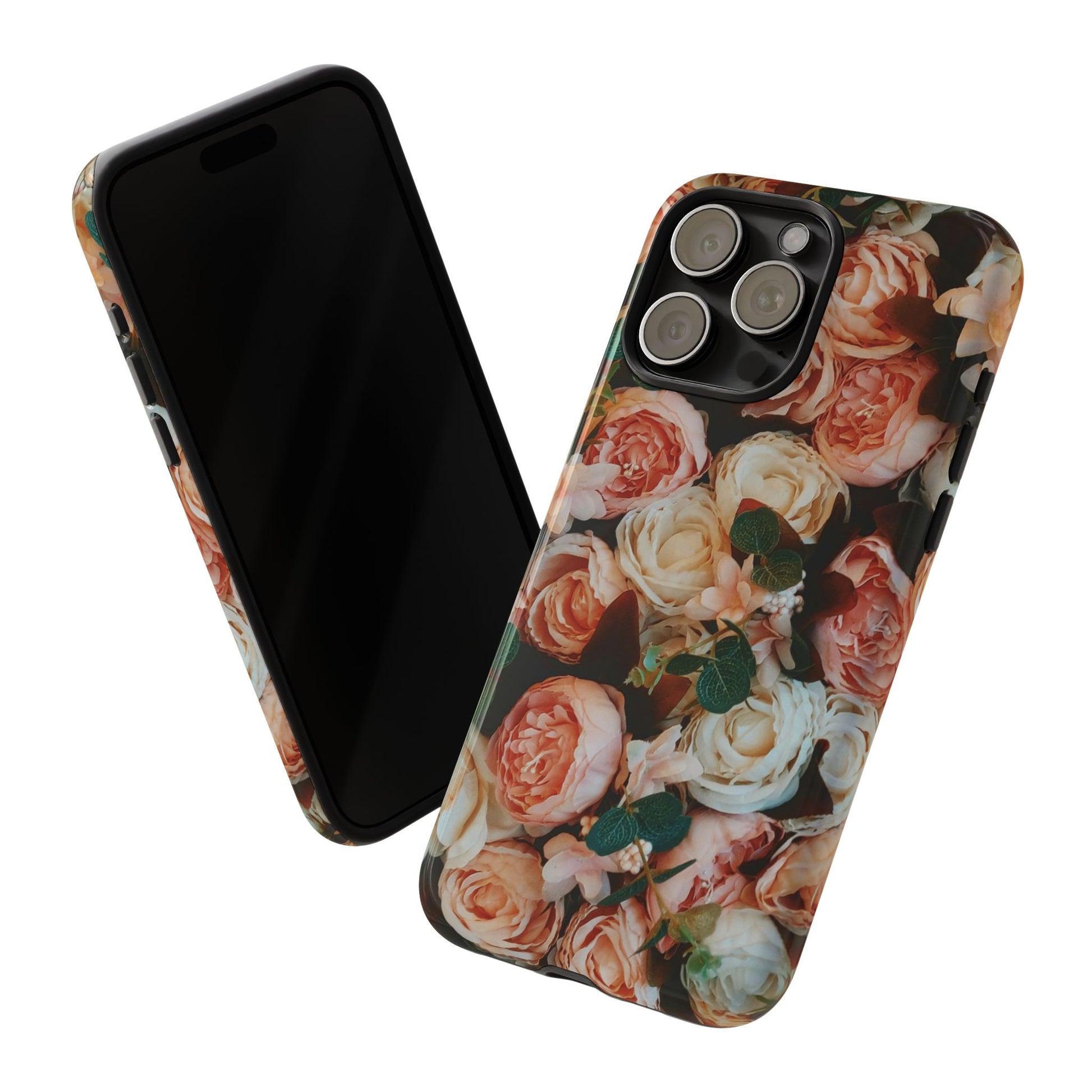 Floral Phone Case - Tough Cases, Rose Design, Floral Protection, Gift for Her, Cute Mobile Cover, Eco-Friendly Case - FORMO