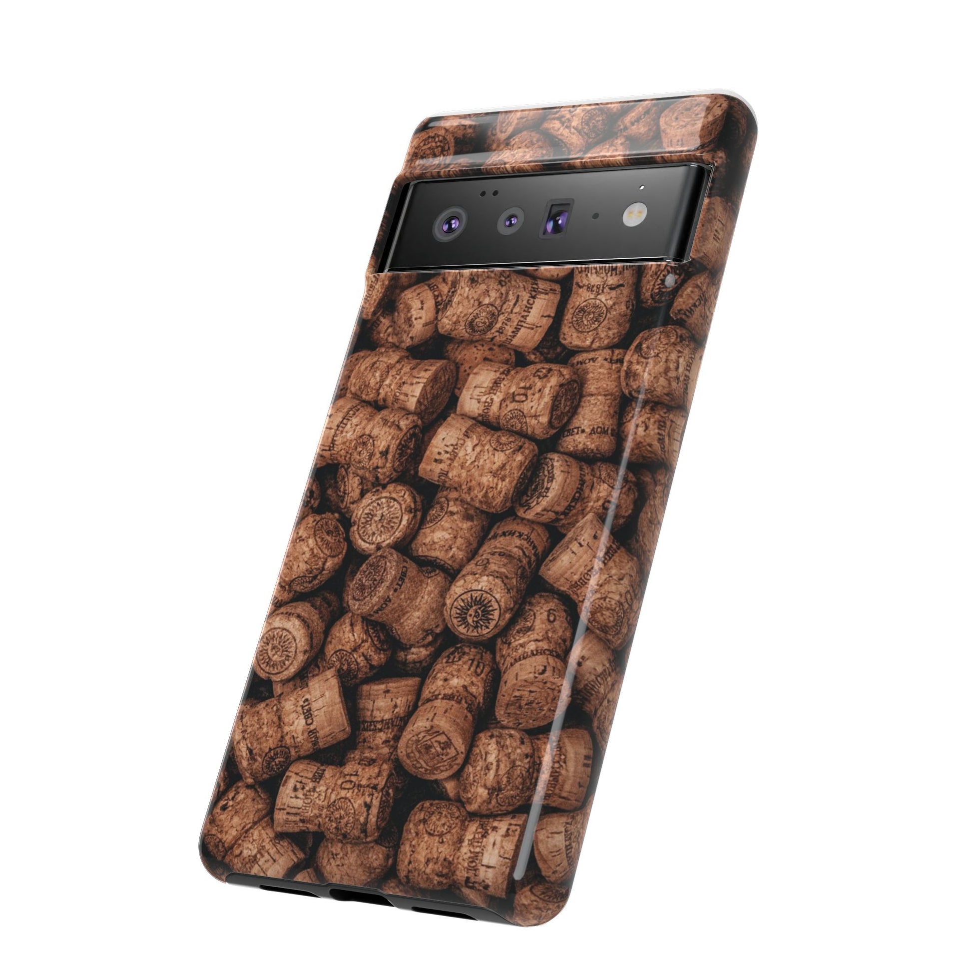 Cork Pattern Phone Case - Eco-Friendly, Vintage Style, Rustic Gifts for Wine Lovers, Housewarming, Birthday, Unique Gift - FORMO