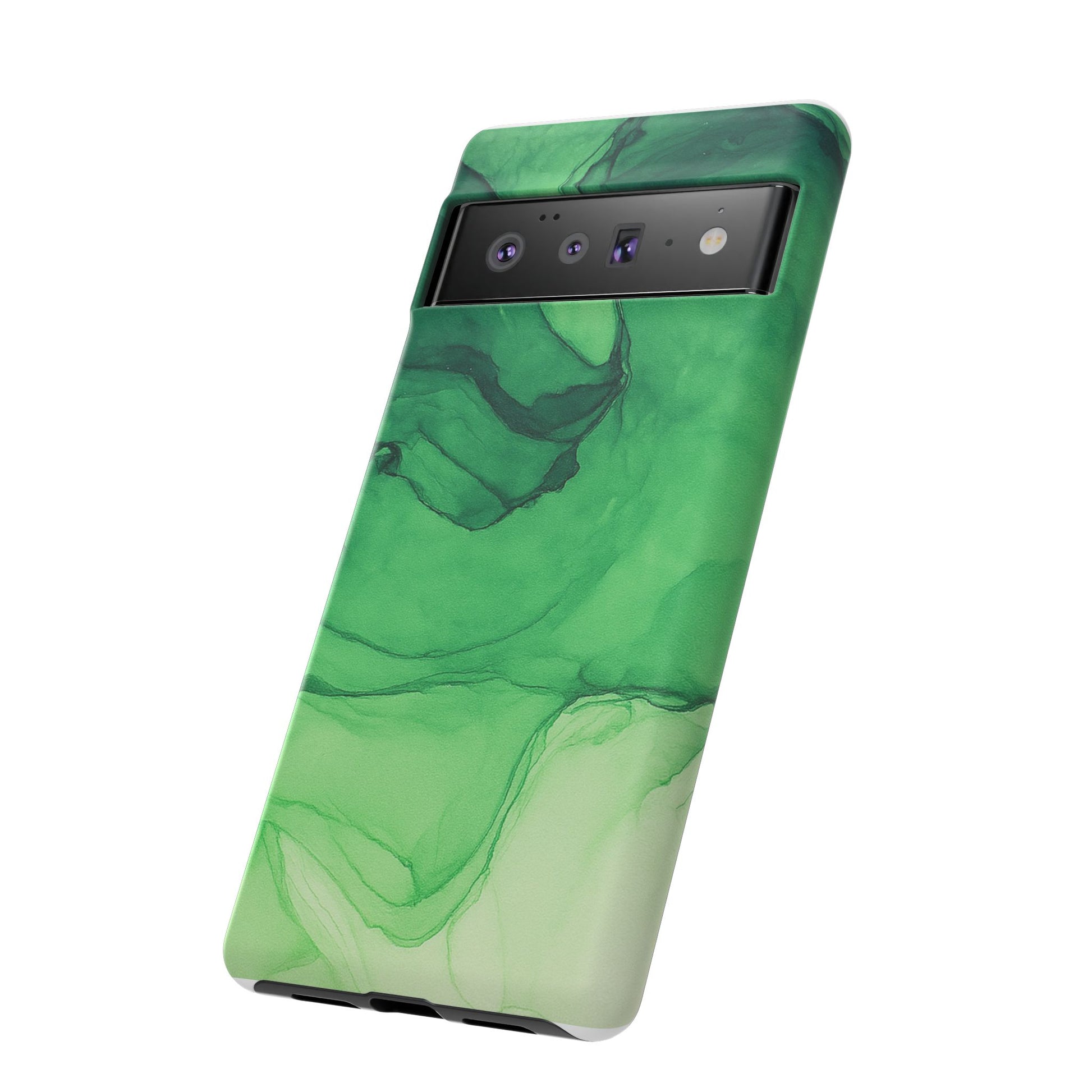 Stylish Phone Case for Nature Lovers, Tough Cases, Green Marble Design, Organic Aesthetic, Unique Gift, Eco-friendly Accessories