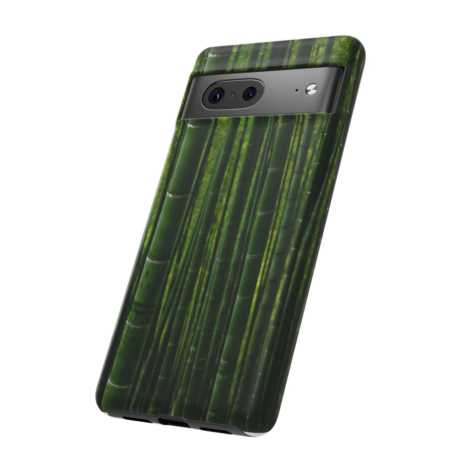 Bamboo Phone Case - Tough Cases, Nature Lover Gift, Eco-Friendly Phone Accessory, Greenery Design, Unique Smartphone Cover - FORMO