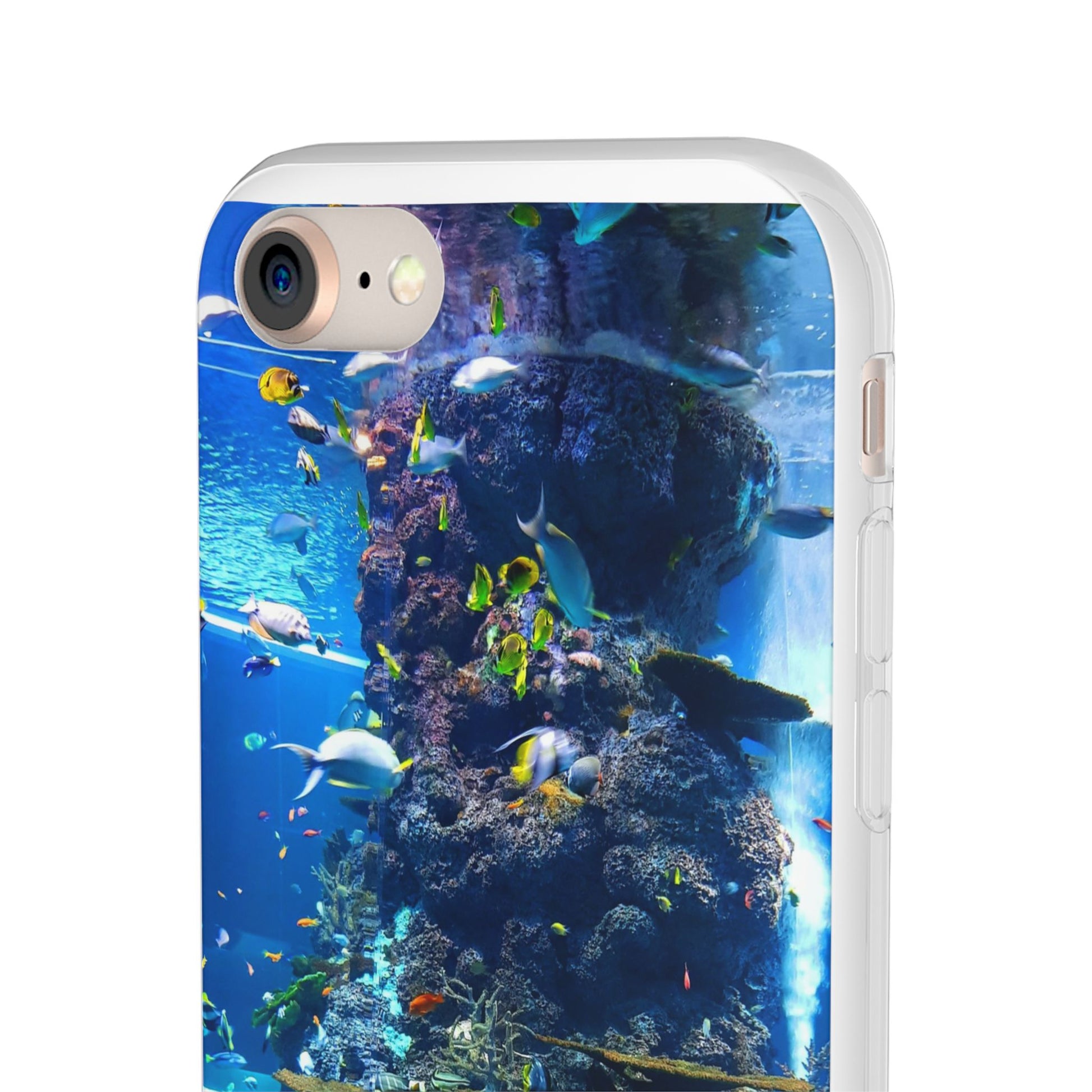 Underwater Paradise Phone Case, Flexible Mobile Cover, Ocean Lover Gift, Marine Life, Beach Decor, Sea Life Accessories - FORMO