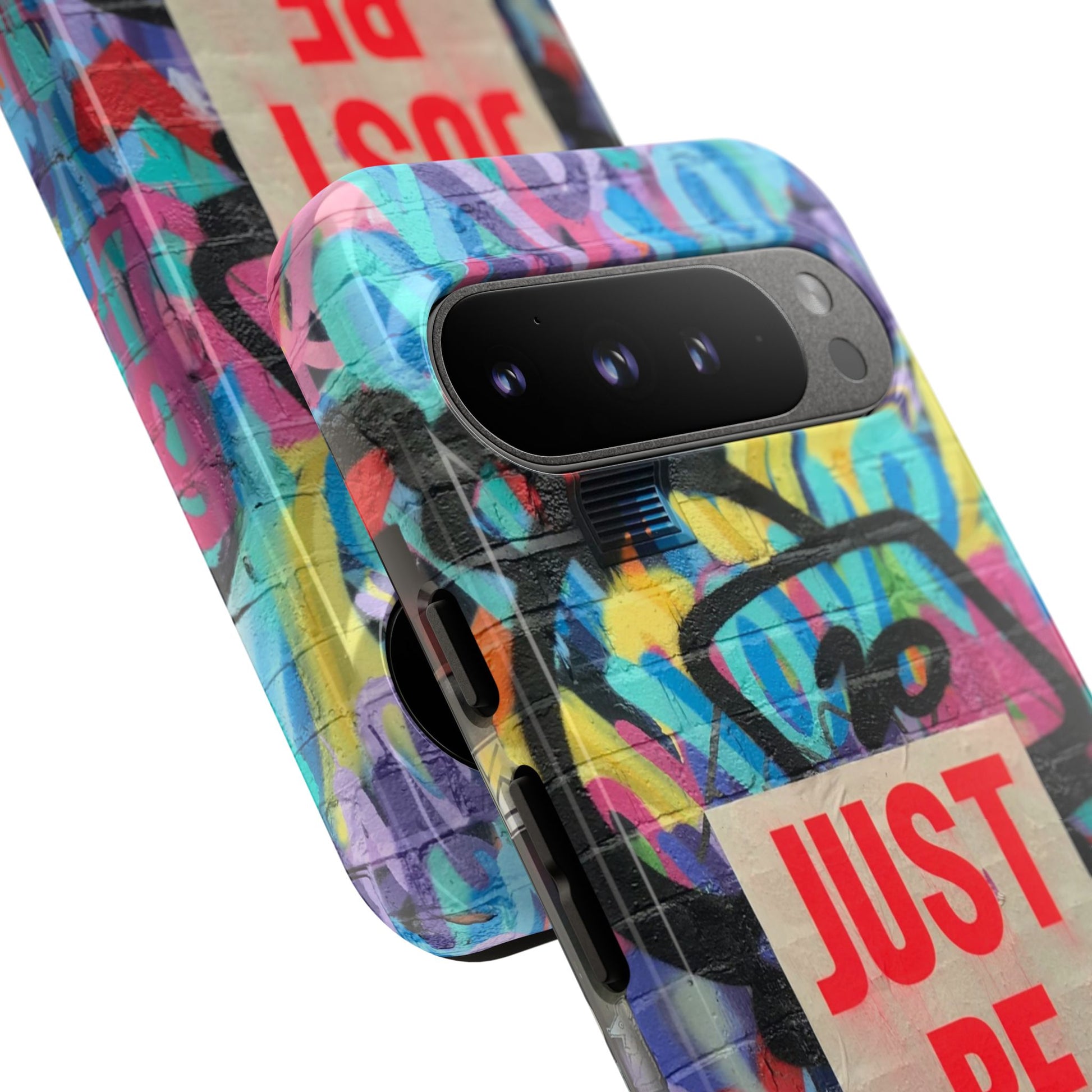 Colorful Phone Case - Just Be Nice Design, Motivational Gift, Phone Accessories, Unique Custom Case, Positive Vibe Tech Gear - FORMO