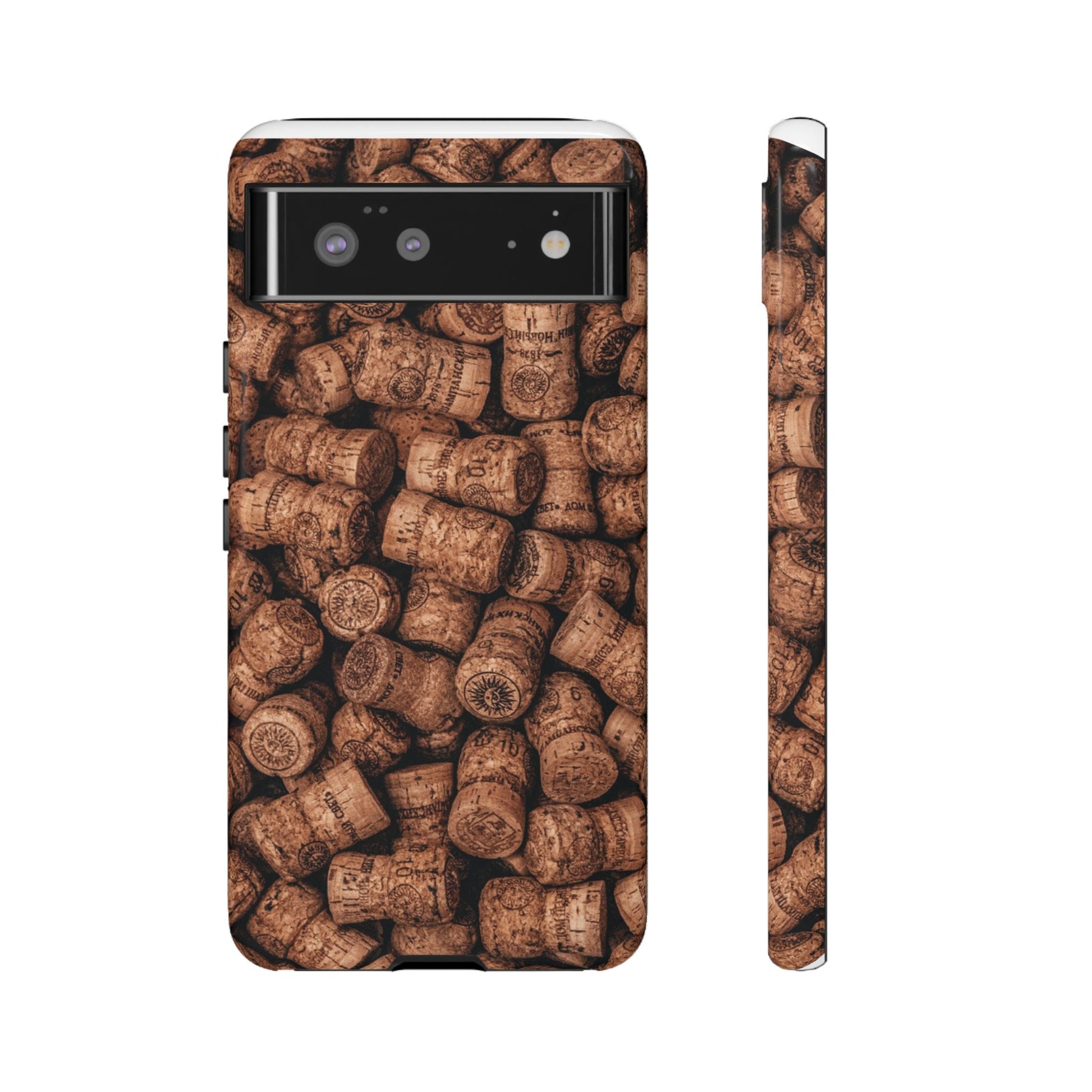 Cork Pattern Phone Case - Eco-Friendly, Vintage Style, Rustic Gifts for Wine Lovers, Housewarming, Birthday, Unique Gift - FORMO