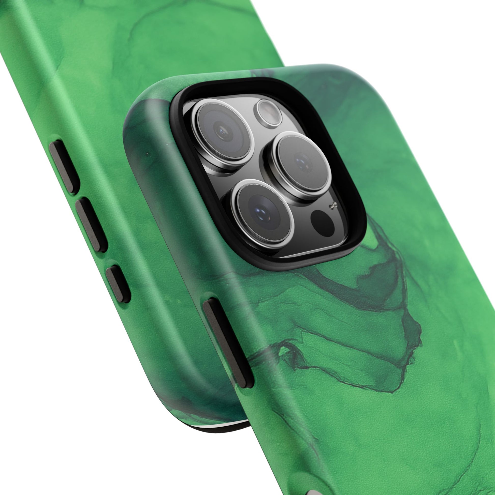 Stylish Phone Case for Nature Lovers, Tough Cases, Green Marble Design, Organic Aesthetic, Unique Gift, Eco-friendly Accessories