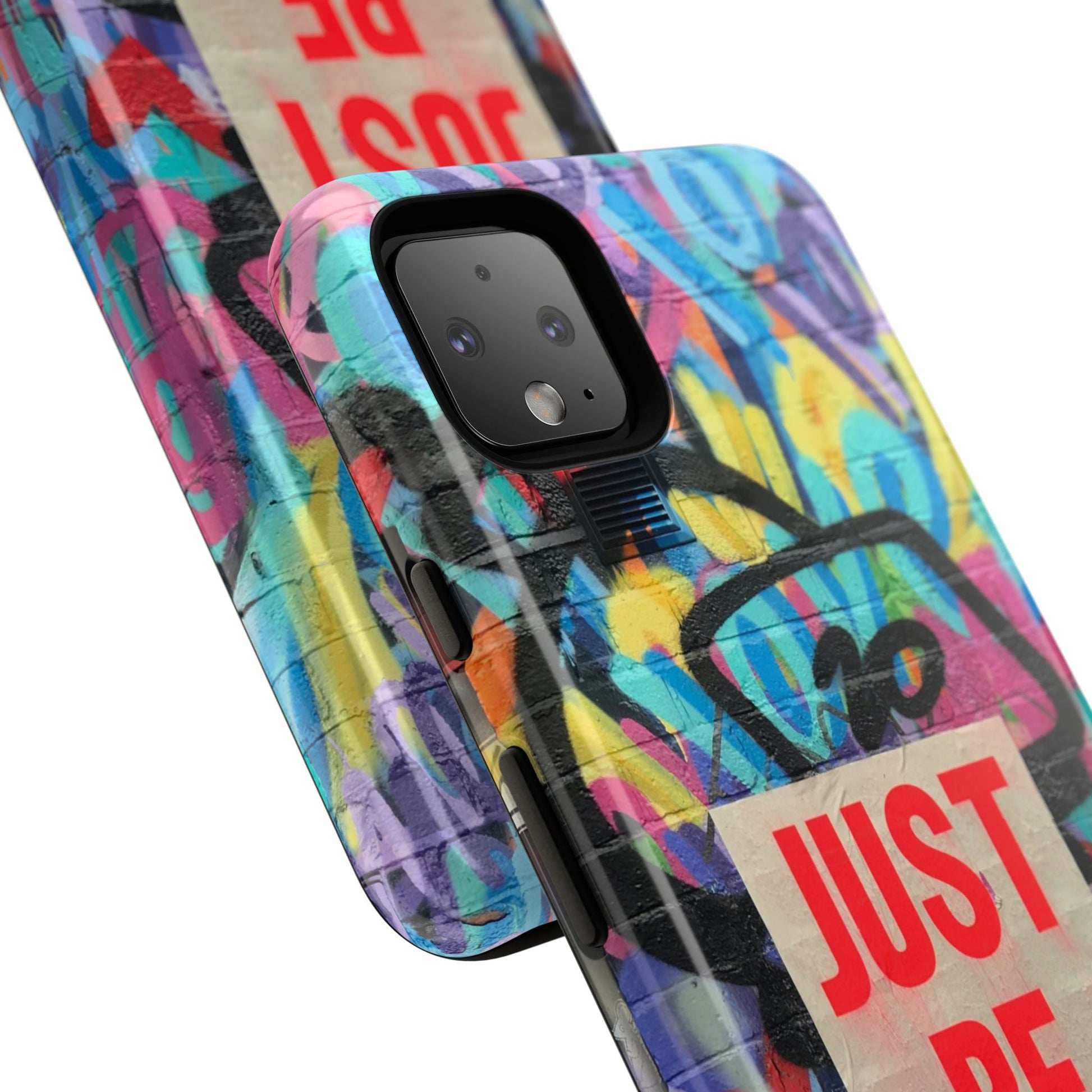 Colorful Phone Case - Just Be Nice Design, Motivational Gift, Phone Accessories, Unique Custom Case, Positive Vibe Tech Gear - FORMO