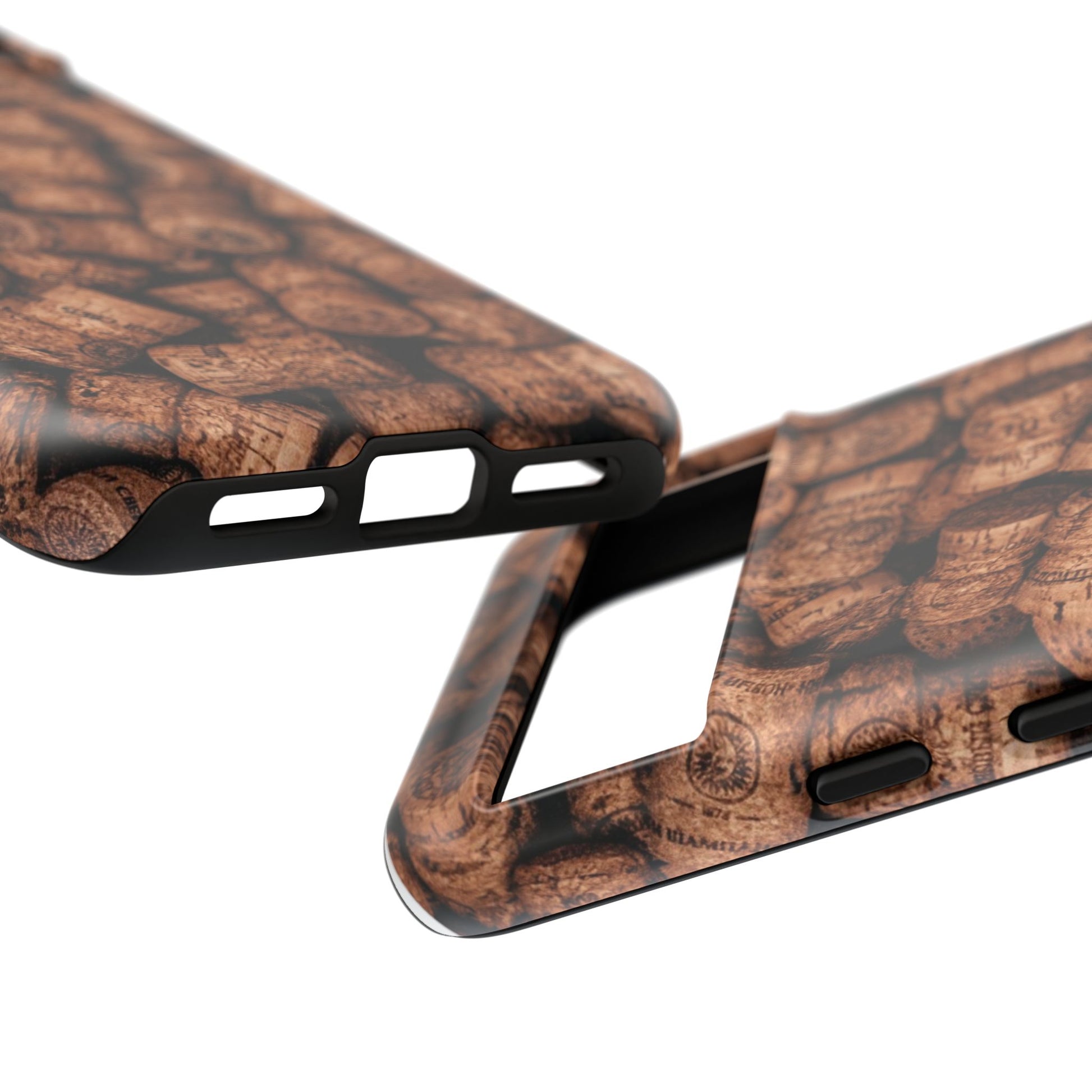 Cork Pattern Phone Case - Eco-Friendly, Vintage Style, Rustic Gifts for Wine Lovers, Housewarming, Birthday, Unique Gift - FORMO