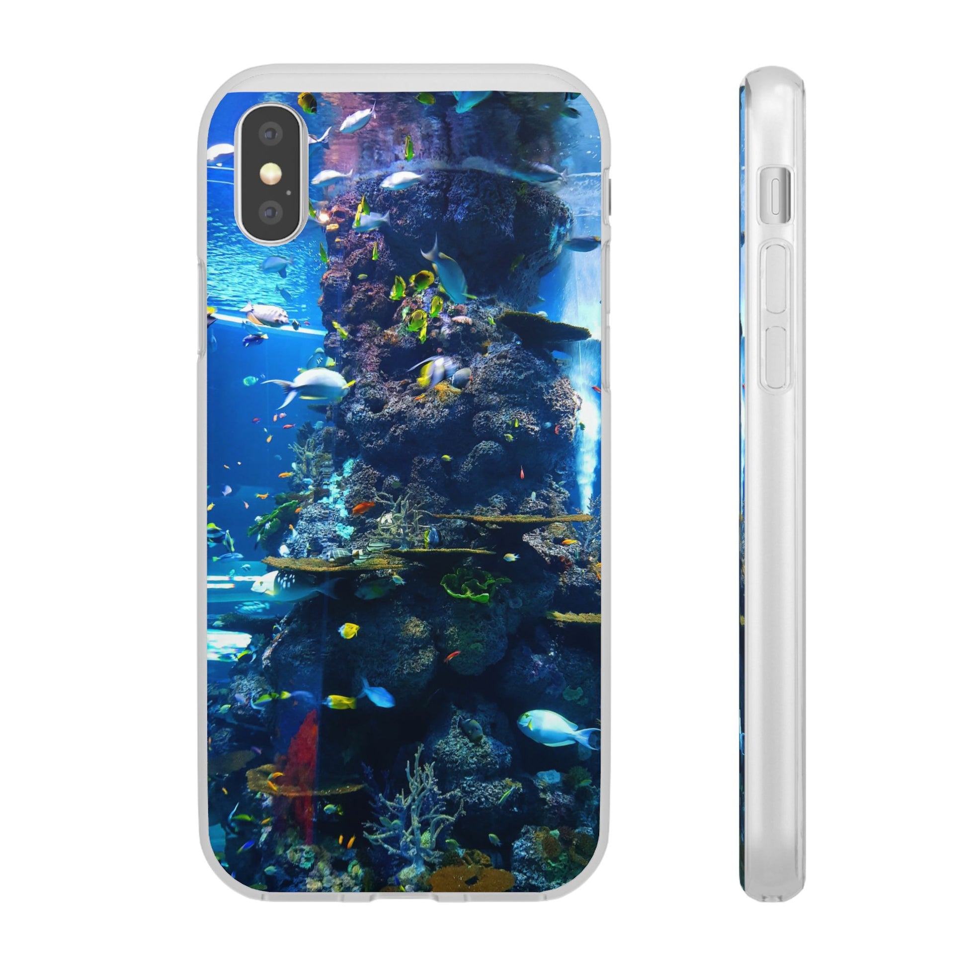 Underwater Paradise Phone Case, Flexible Mobile Cover, Ocean Lover Gift, Marine Life, Beach Decor, Sea Life Accessories - FORMO