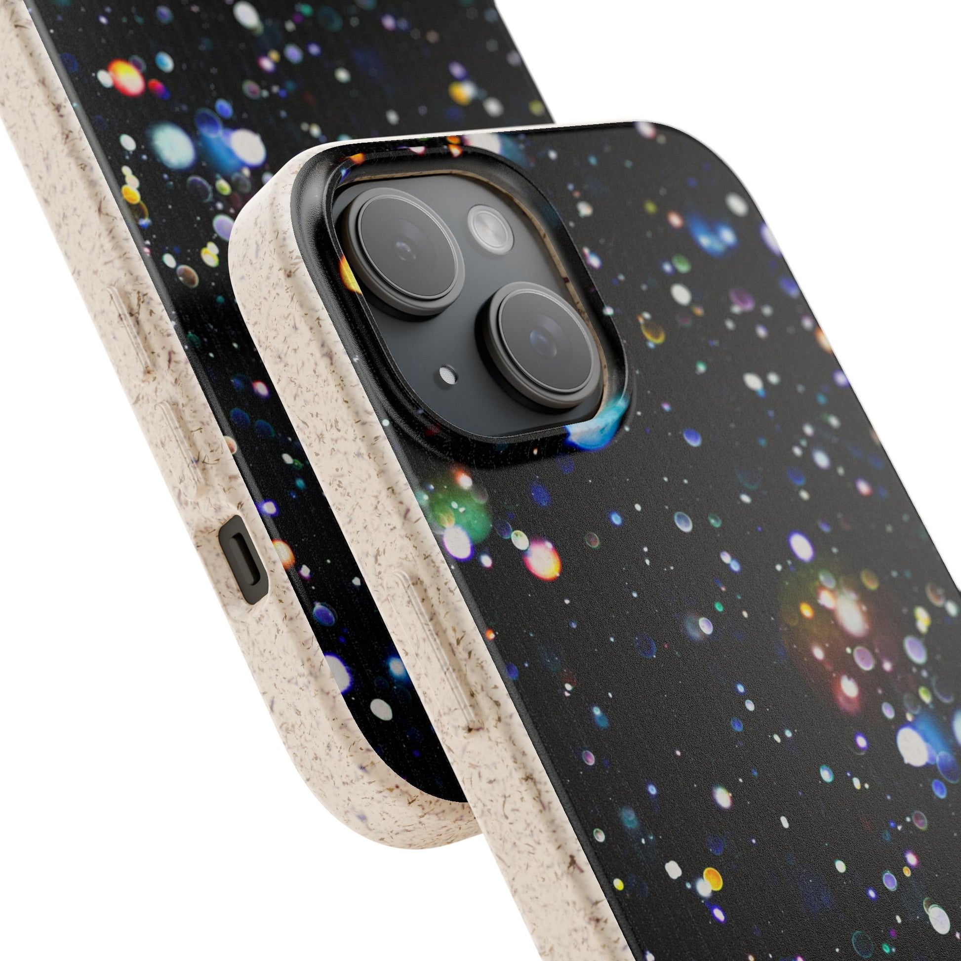 Eco-Friendly Phone Cases, Galaxy Print Biodegradable Cases, Sustainable Phone Accessories, Green Gifts for Her, Space Lover Gift - FORMO