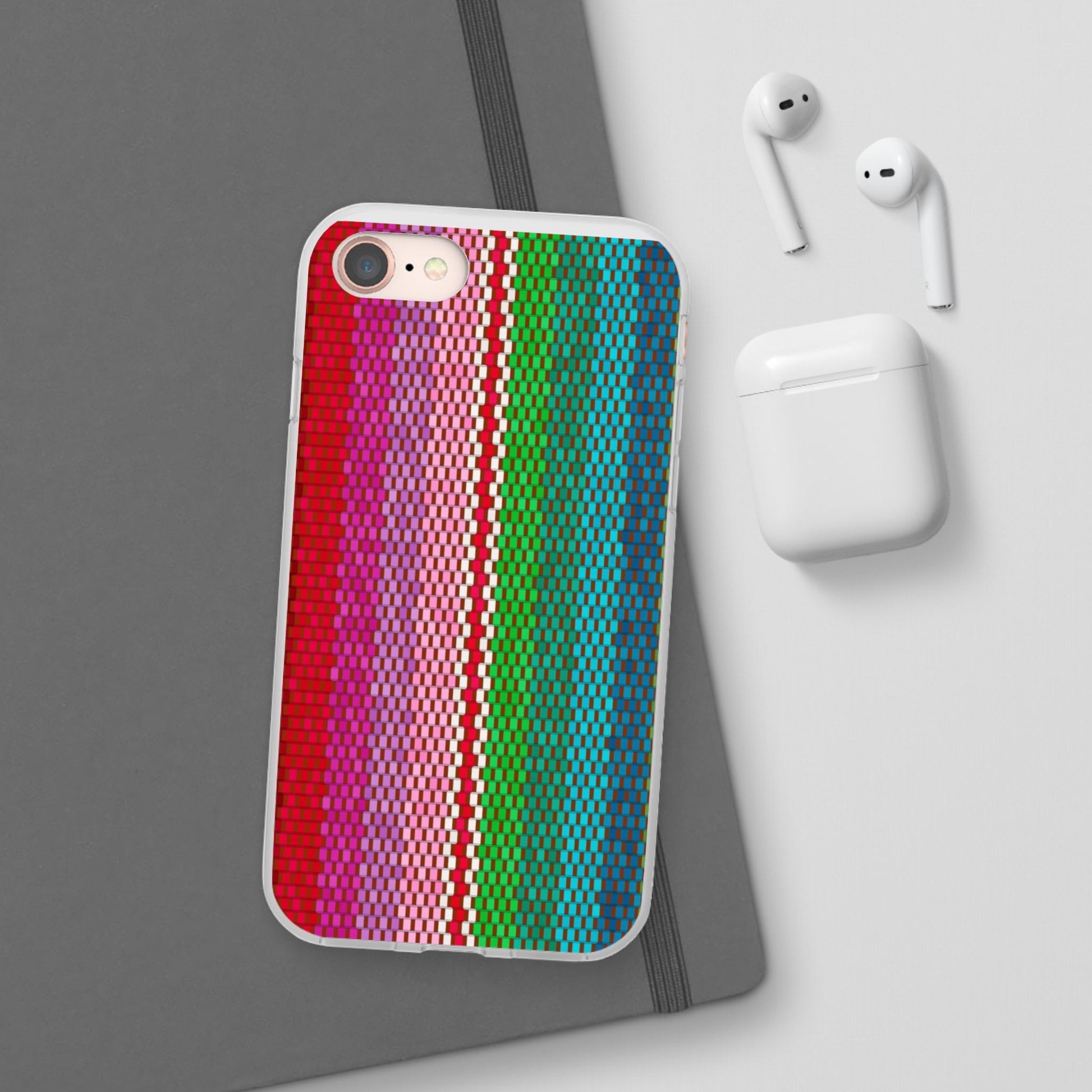 Colorful Striped Flexi Phone Case (iPhone & Samsung Compatible) - FORMO