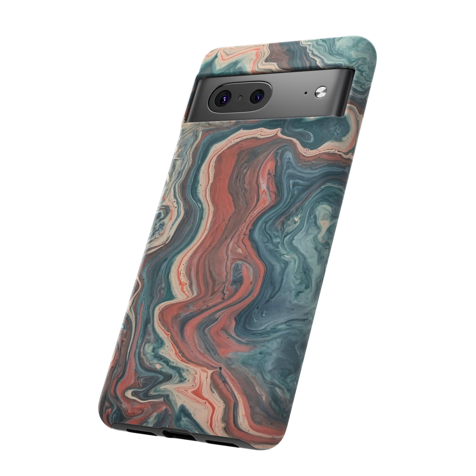Artistic Phone Case, Tough Cases for Stylish Protection, Marble Design, Trendy Gift for Phone Lovers, Unique Cell Phone Accessory - FORMO
