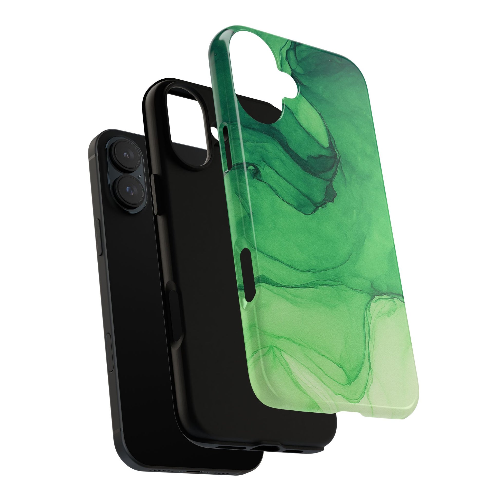 Stylish Phone Case for Nature Lovers, Tough Cases, Green Marble Design, Organic Aesthetic, Unique Gift, Eco-friendly Accessories