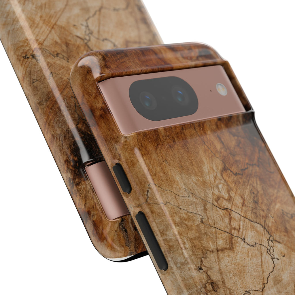 Woodland-Inspired Phone Case | Tough Cases, Natural Wood Grain Cover, Rustic Tech Accessory, Nature Lover Gift, Eco-Friendly - FORMO