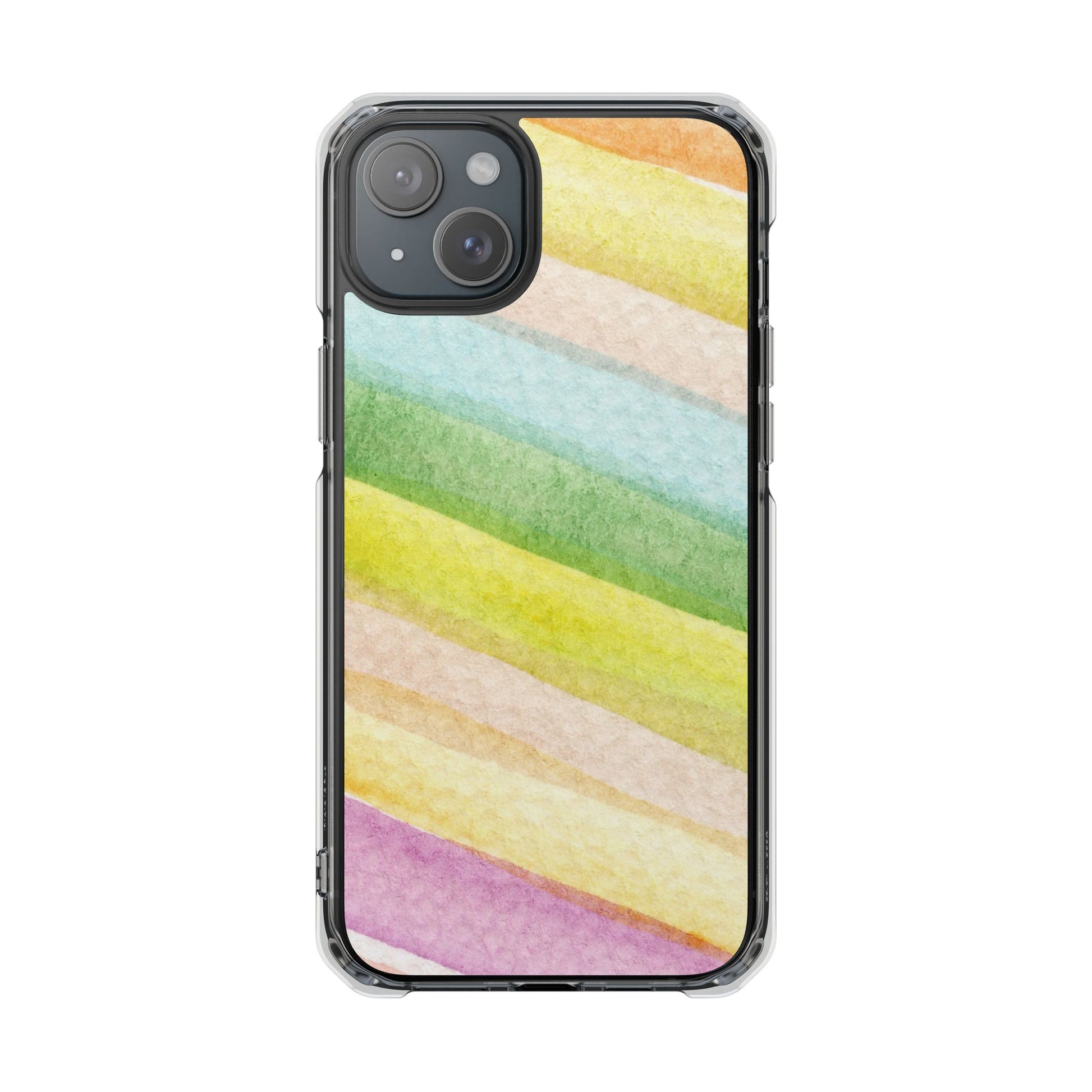 Colorful Watercolor Magnetic Phone Case for Impact Protection, Cute Phone Cover, Stylish Case for Gifts, Birthday, or Everyday Use - FORMO