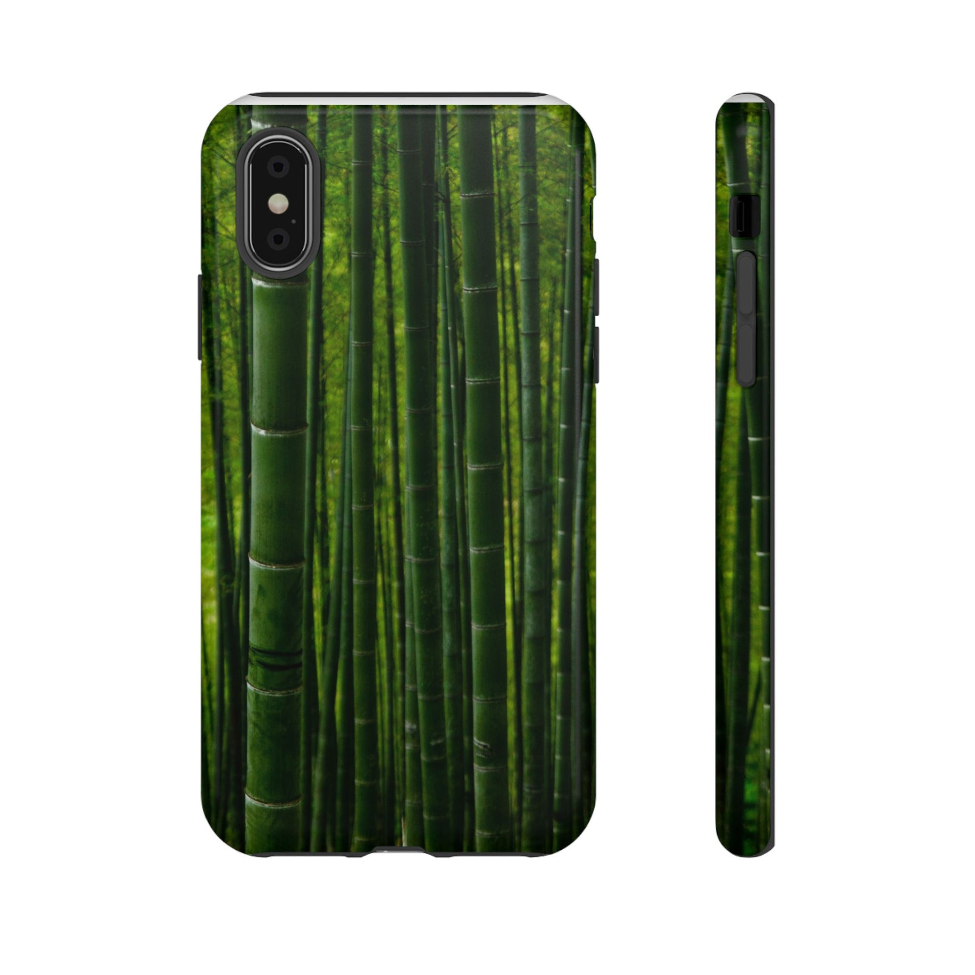Bamboo Phone Case - Tough Cases, Nature Lover Gift, Eco-Friendly Phone Accessory, Greenery Design, Unique Smartphone Cover - FORMO