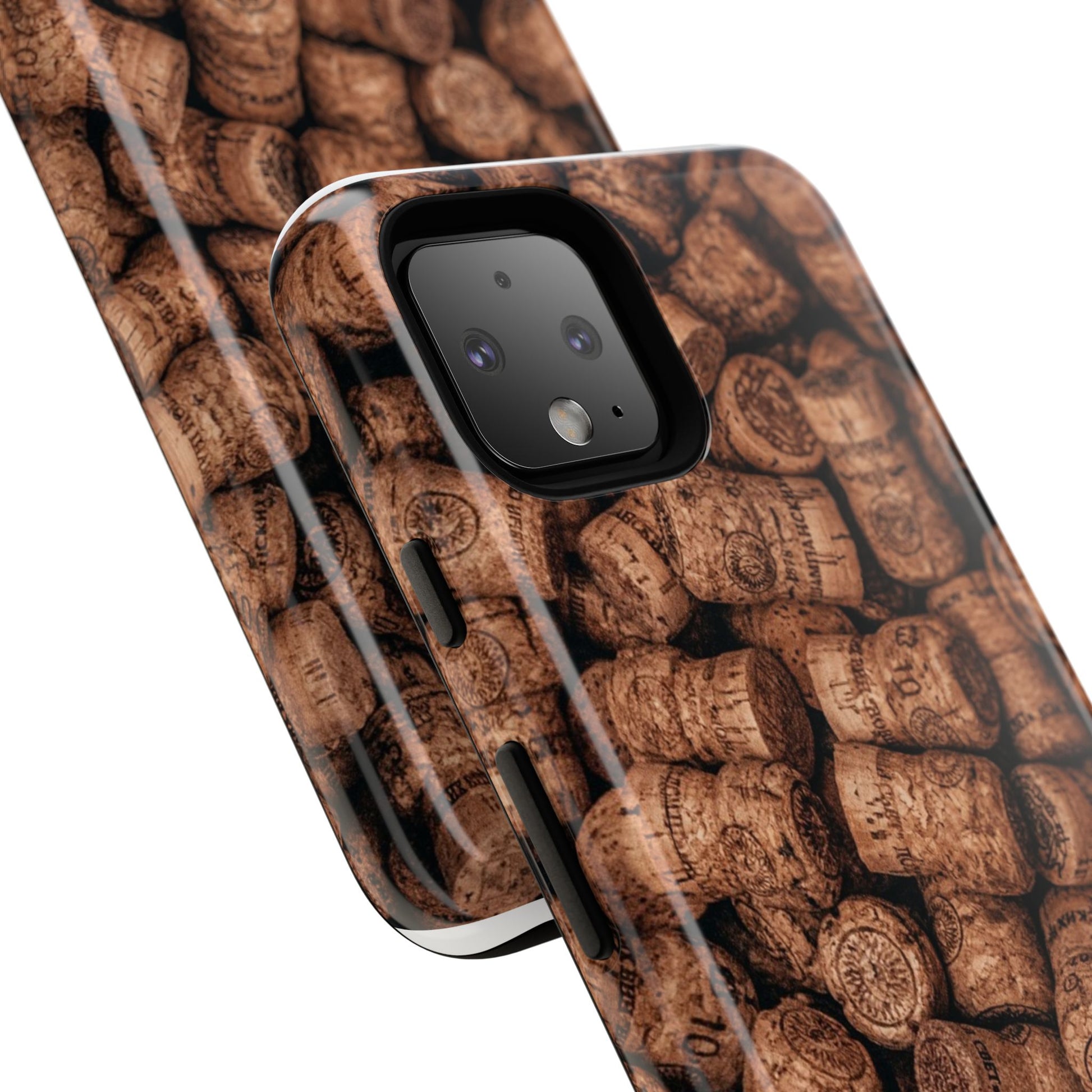 Cork Pattern Phone Case - Eco-Friendly, Vintage Style, Rustic Gifts for Wine Lovers, Housewarming, Birthday, Unique Gift - FORMO