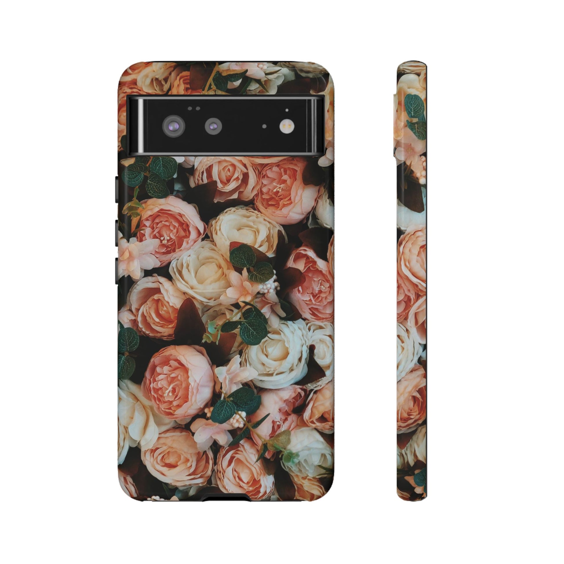 Floral Phone Case - Tough Cases, Rose Design, Floral Protection, Gift for Her, Cute Mobile Cover, Eco-Friendly Case - FORMO