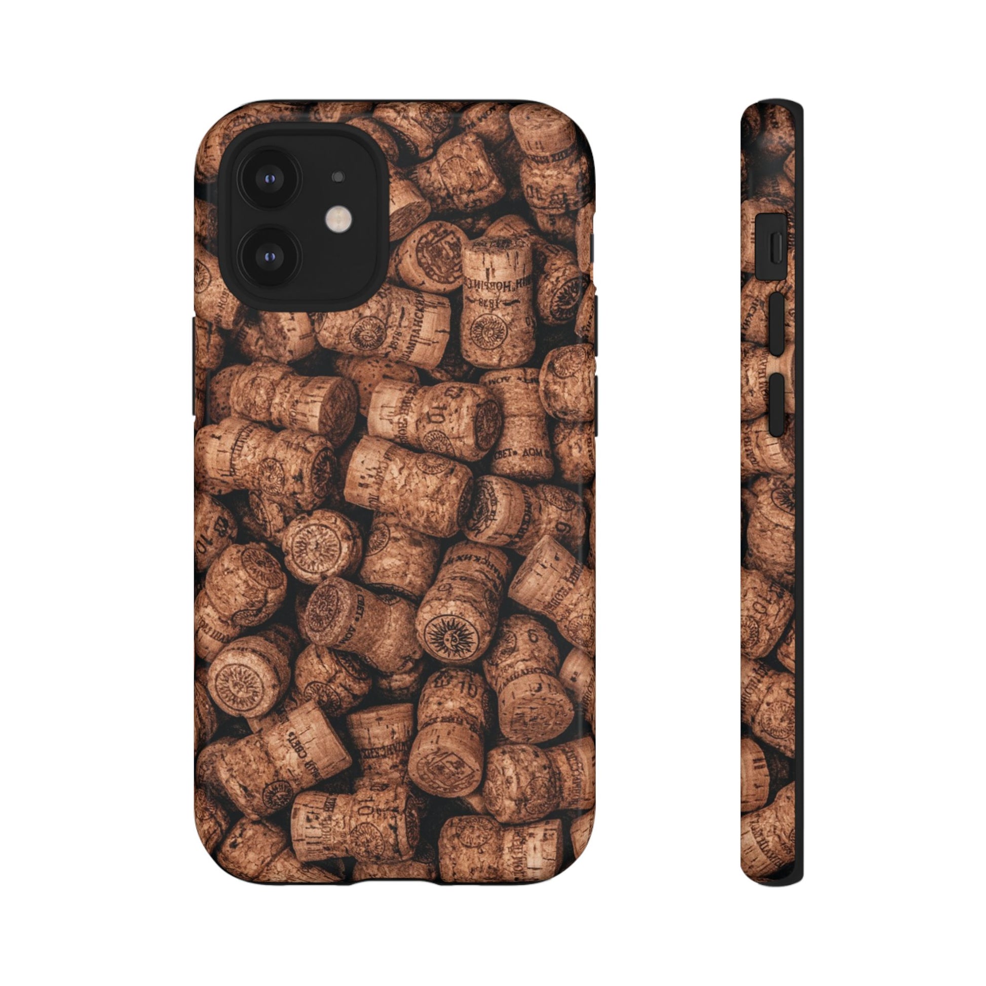 Cork Pattern Phone Case - Eco-Friendly, Vintage Style, Rustic Gifts for Wine Lovers, Housewarming, Birthday, Unique Gift - FORMO
