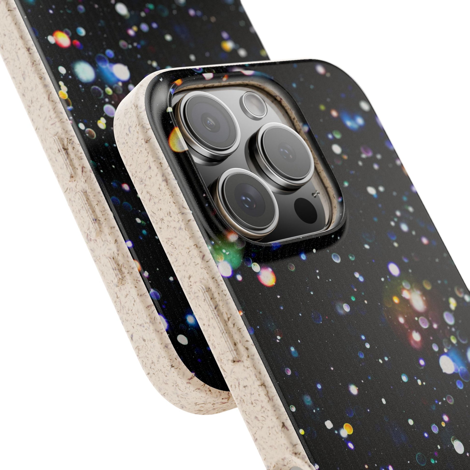 Eco-Friendly Phone Cases, Galaxy Print Biodegradable Cases, Sustainable Phone Accessories, Green Gifts for Her, Space Lover Gift - FORMO