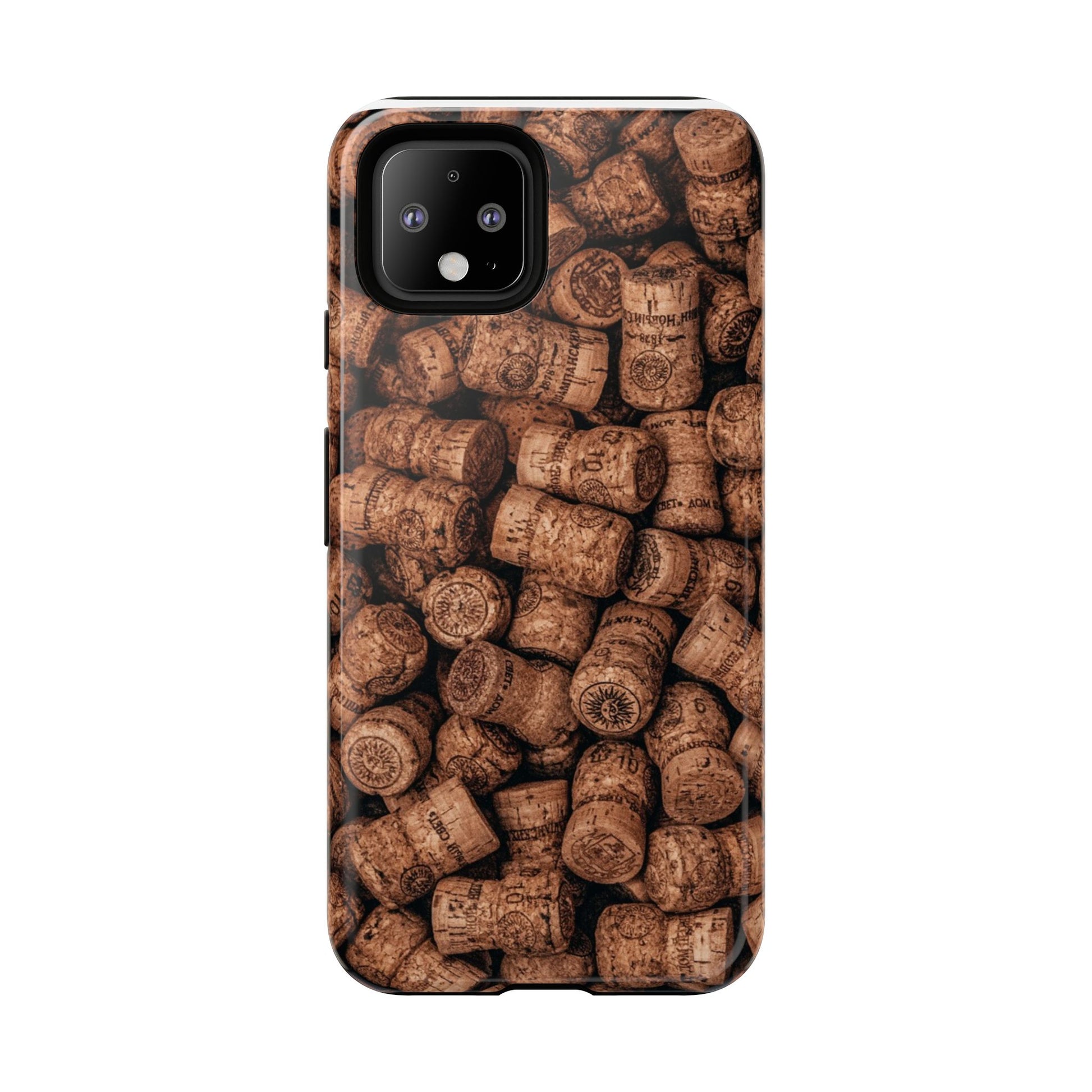 Cork Pattern Phone Case - Eco-Friendly, Vintage Style, Rustic Gifts for Wine Lovers, Housewarming, Birthday, Unique Gift - FORMO
