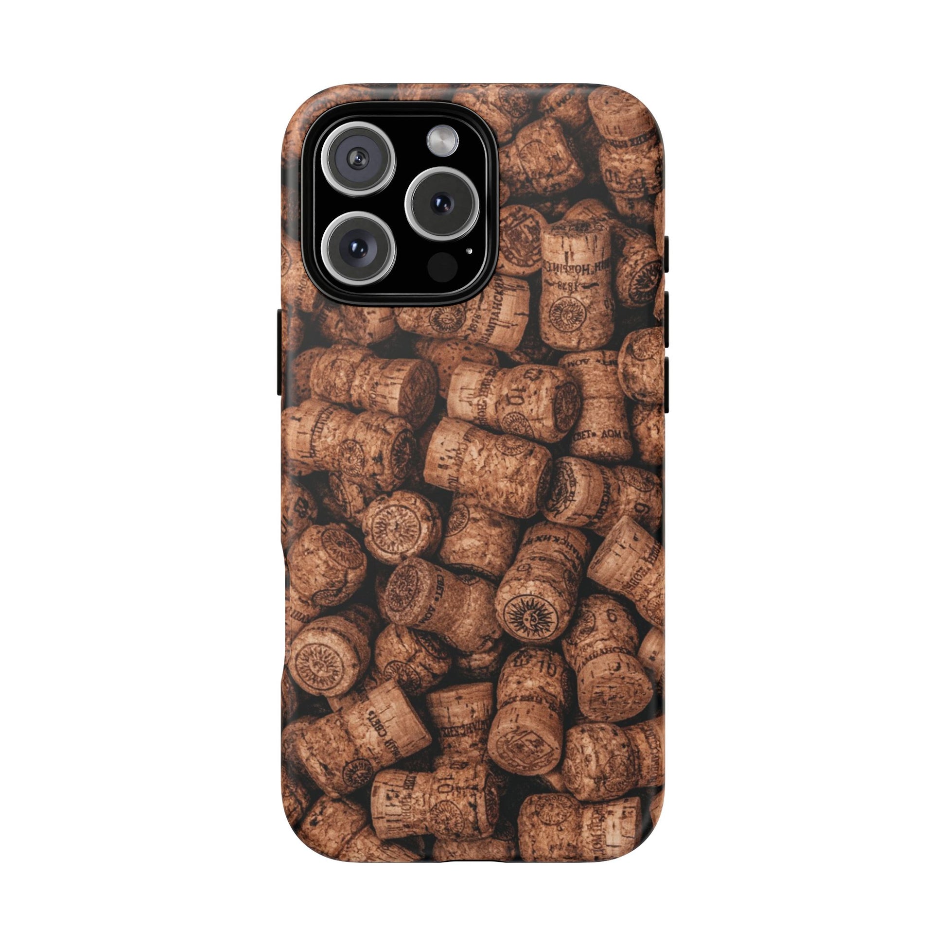 Cork Pattern Phone Case - Eco-Friendly, Vintage Style, Rustic Gifts for Wine Lovers, Housewarming, Birthday, Unique Gift - FORMO