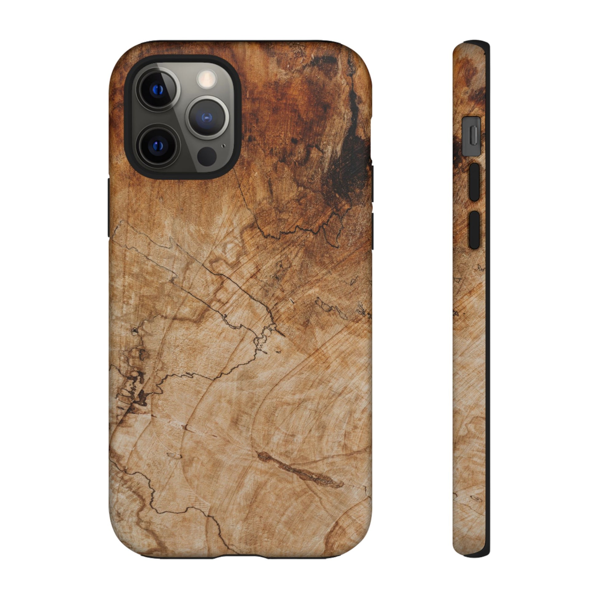 Woodland-Inspired Phone Case | Tough Cases, Natural Wood Grain Cover, Rustic Tech Accessory, Nature Lover Gift, Eco-Friendly - FORMO