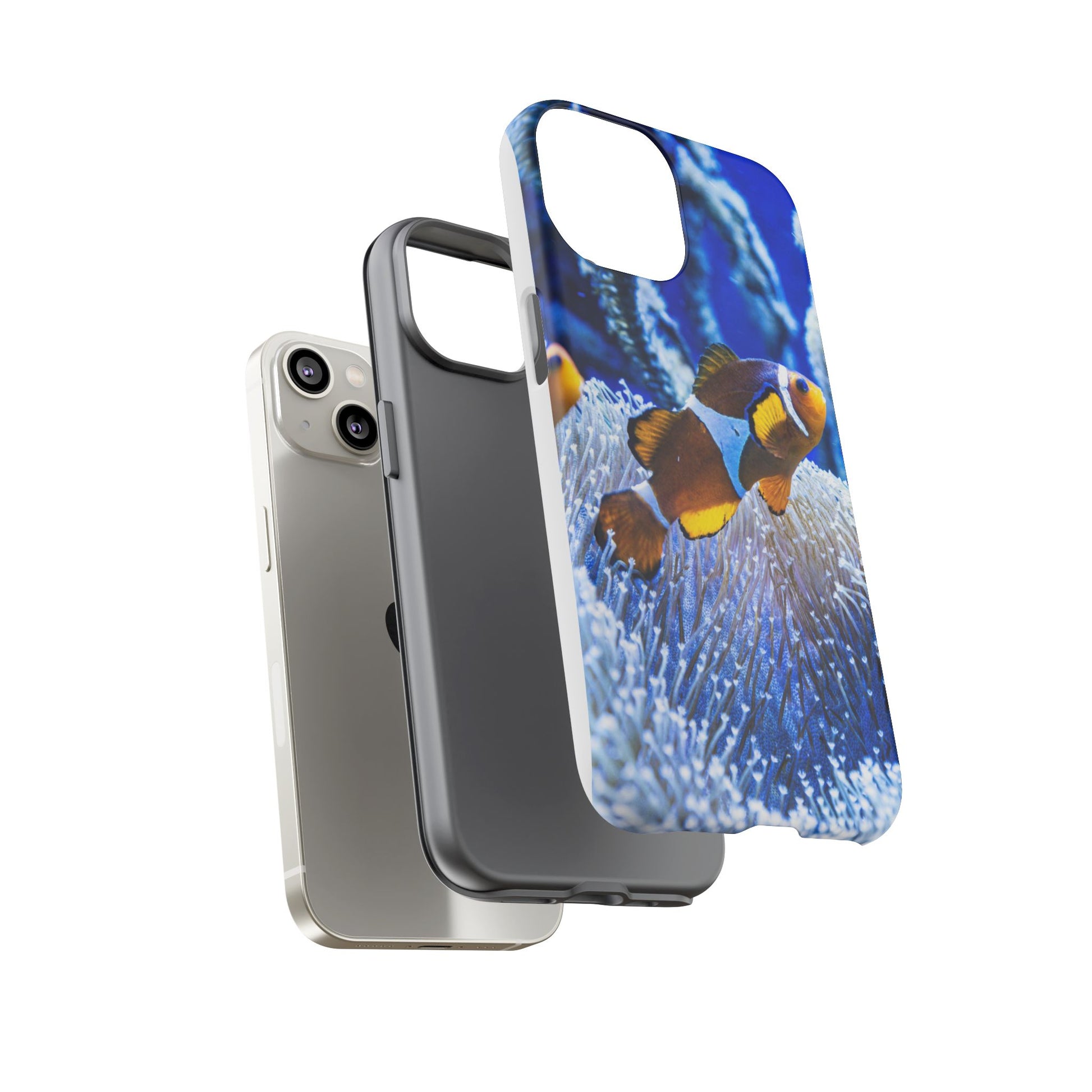 Colorful Marine Life Phone Case, Fish Case, Ocean Lover Gift, Underwater Art, Unique Phone Cover, Tough Phone Protector - FORMO