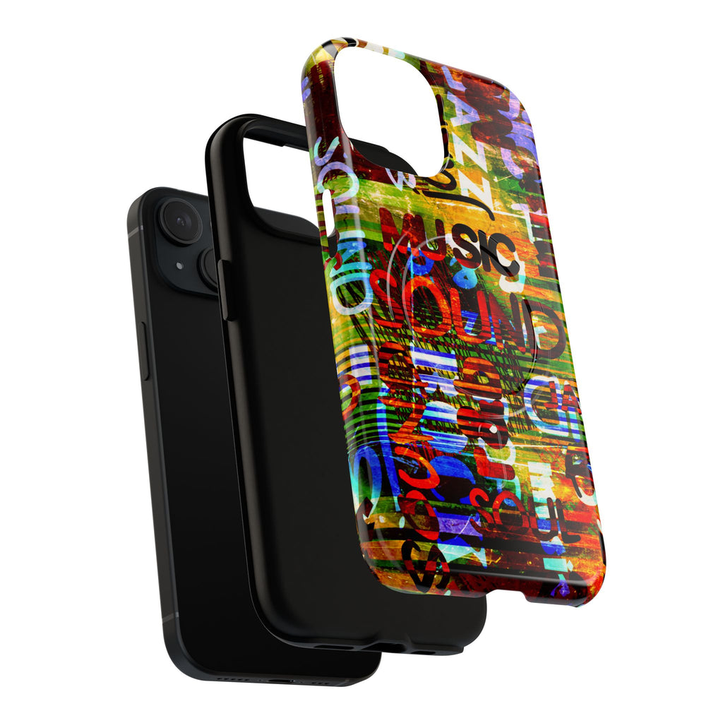 Colorful Music-Themed Phone Case (iPhone & Samsung Compatible) - FORMO