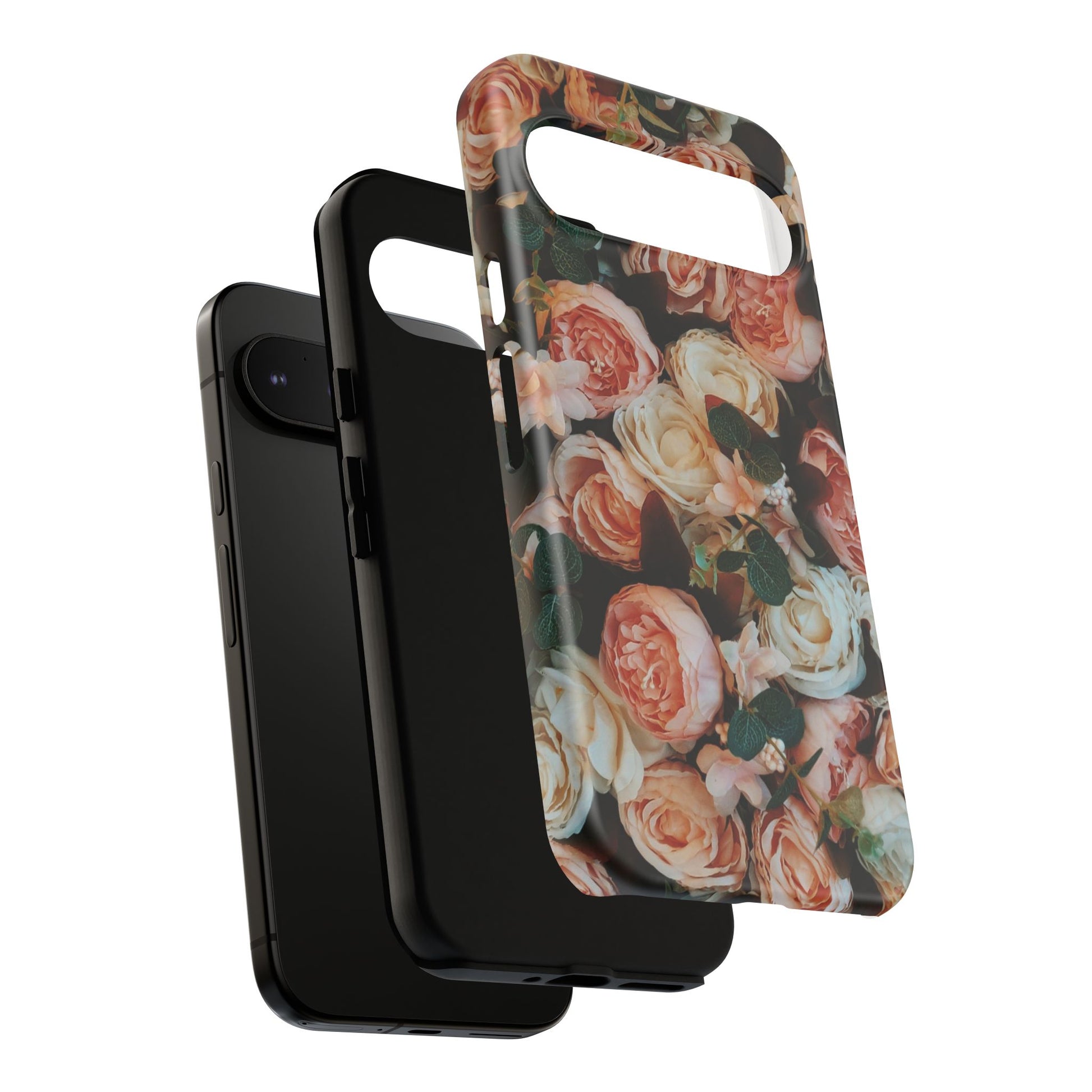Floral Phone Case - Tough Cases, Rose Design, Floral Protection, Gift for Her, Cute Mobile Cover, Eco-Friendly Case - FORMO